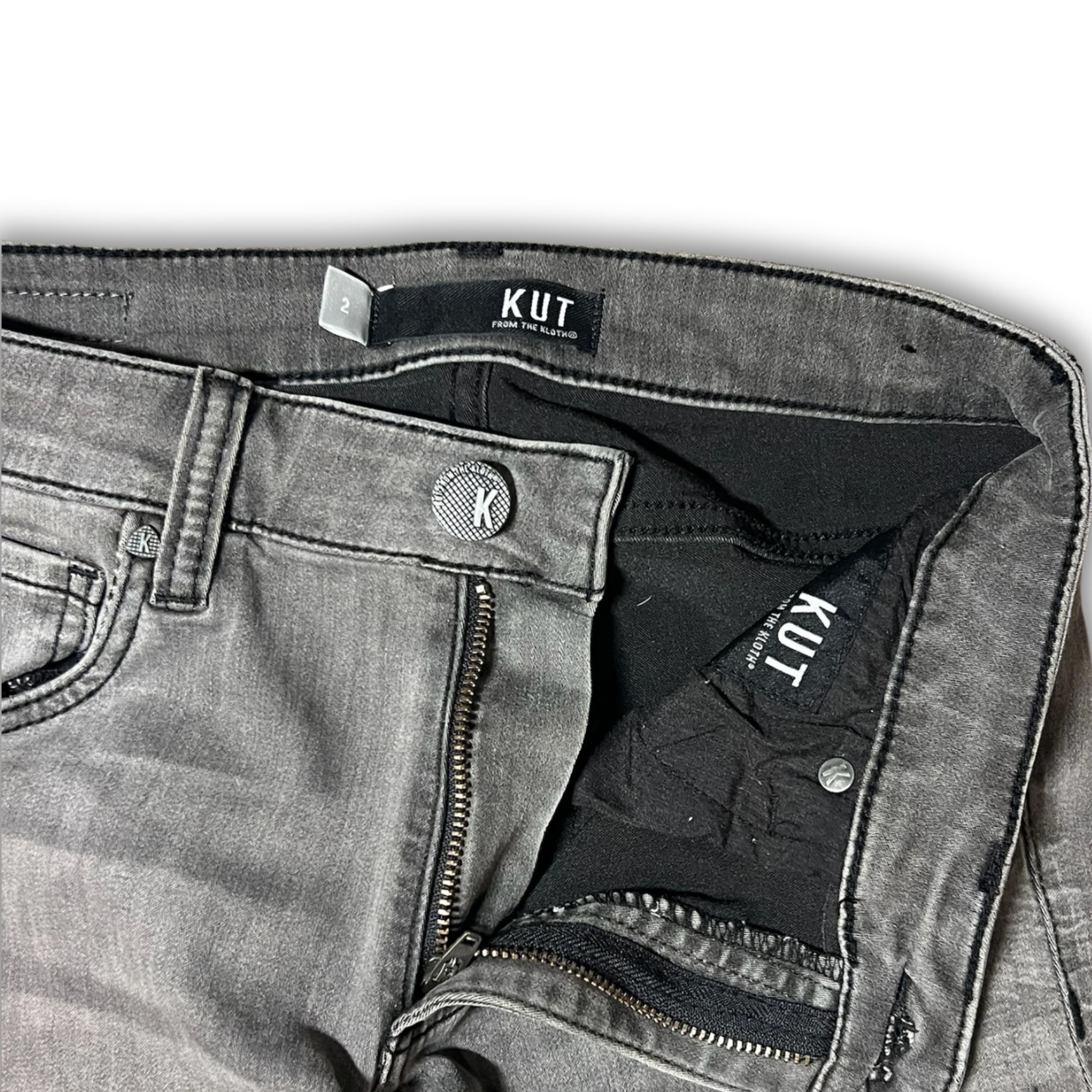 Other Kut From The Kloth High-Rise Ankle Skinny Jeans Size 2 Gray Size 26" / US 2 / IT 38 - 5 Thumbnail