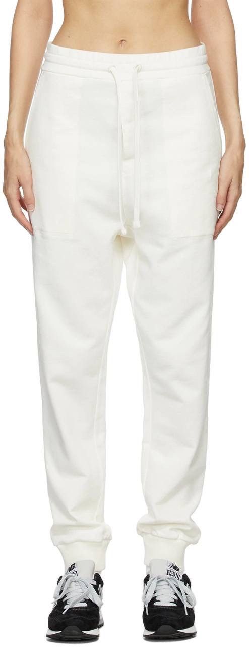 Nanushka Nanushka Womens White Cotton Drawstring Jogger Sweatpants Size 28" / US 6 / IT 42 - 1 Thumbnail