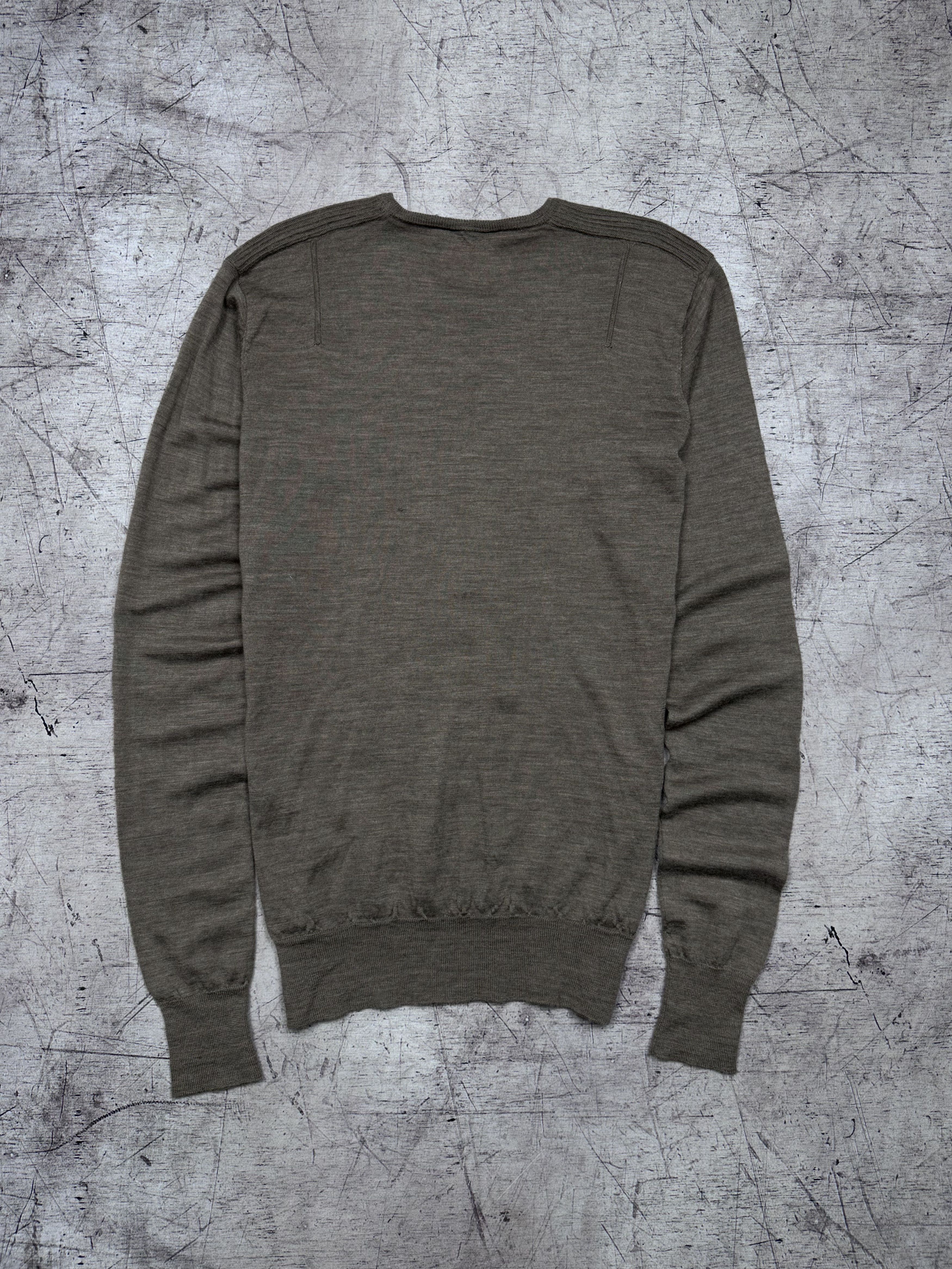 Allsaints Allsaints Shadow Mens Crew Neck Wool Sweater Size US XL / EU 56 / 4 - 6 Thumbnail
