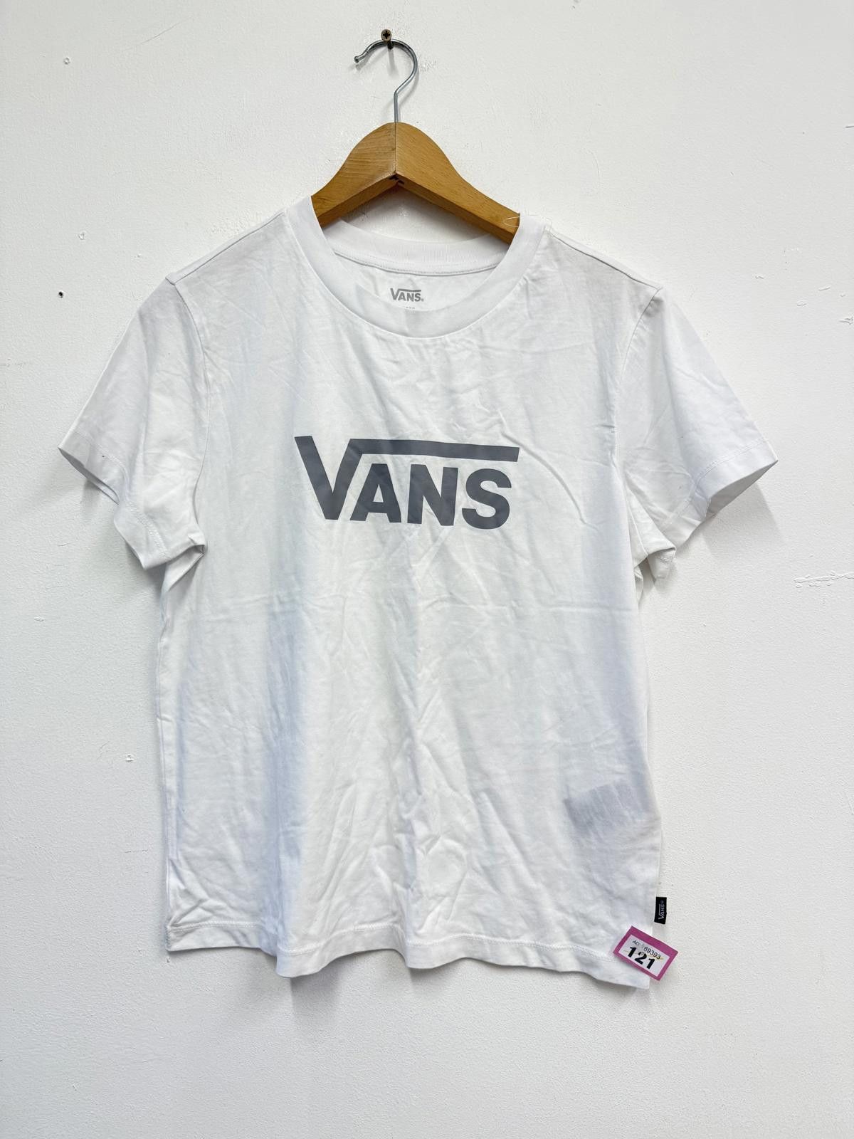 Vans Vans White Logo T-Shirt Large Size ONE SIZE - 1 Thumbnail