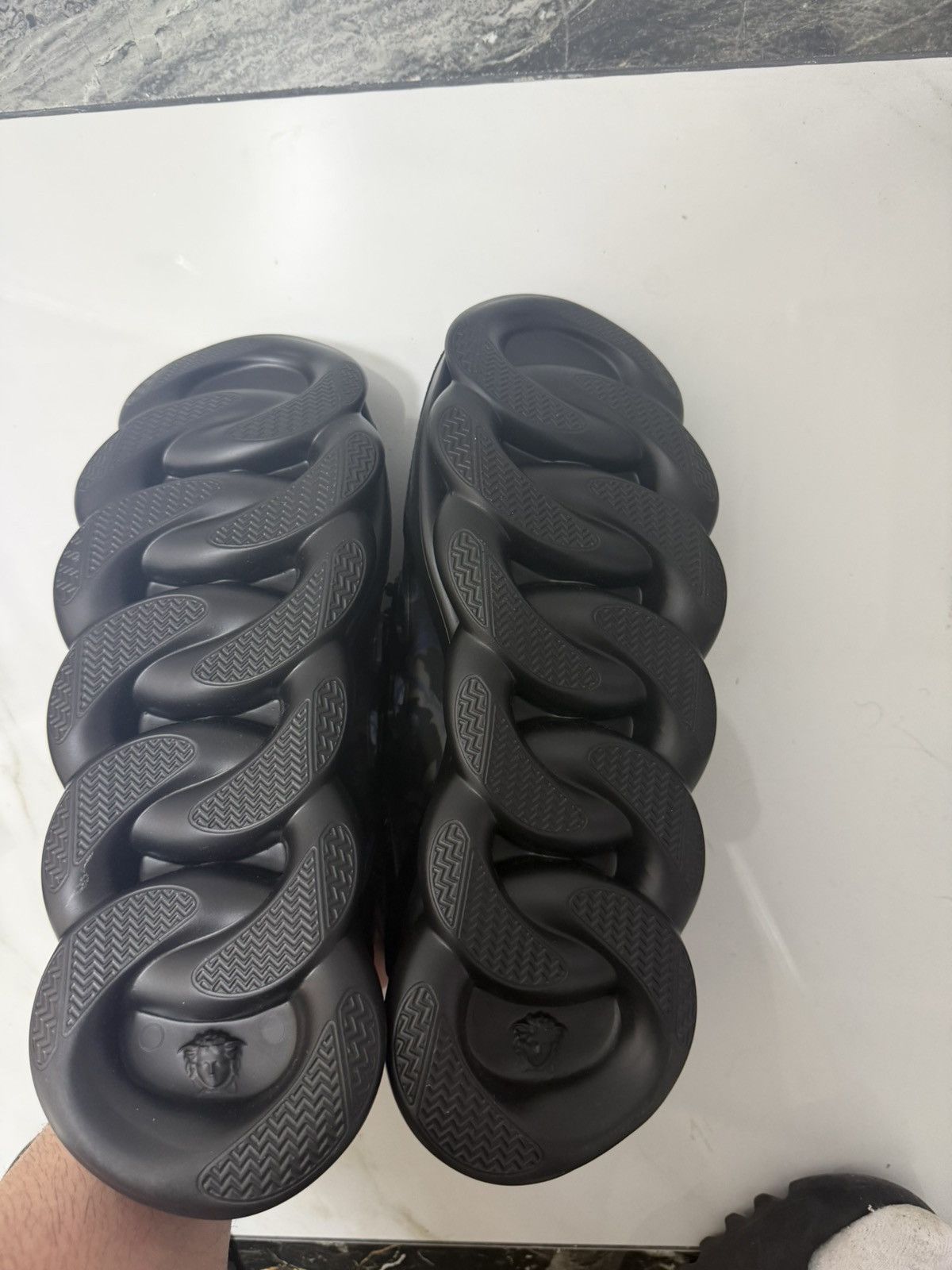Versace Versace Chain Reaction Blue Barq Sneakers Size 45 Brand New Size US 12 / EU 45 - 10 Thumbnail