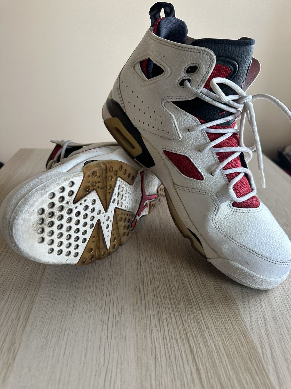 Jordan Brand Nike Jordan Flight Club '91 - White/Black/Gym Red Size US 10.5 / EU 43-44 - 7 Thumbnail