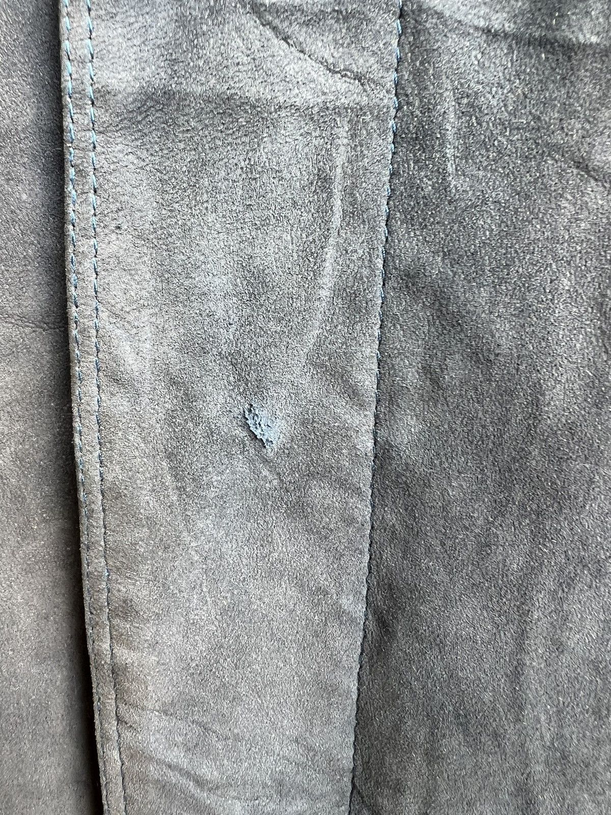 SERAPHIN Seraphin France Distress Sun Fade Oversize Leather Jacket Size US S / EU 44-46 / 1 - 8 Thumbnail