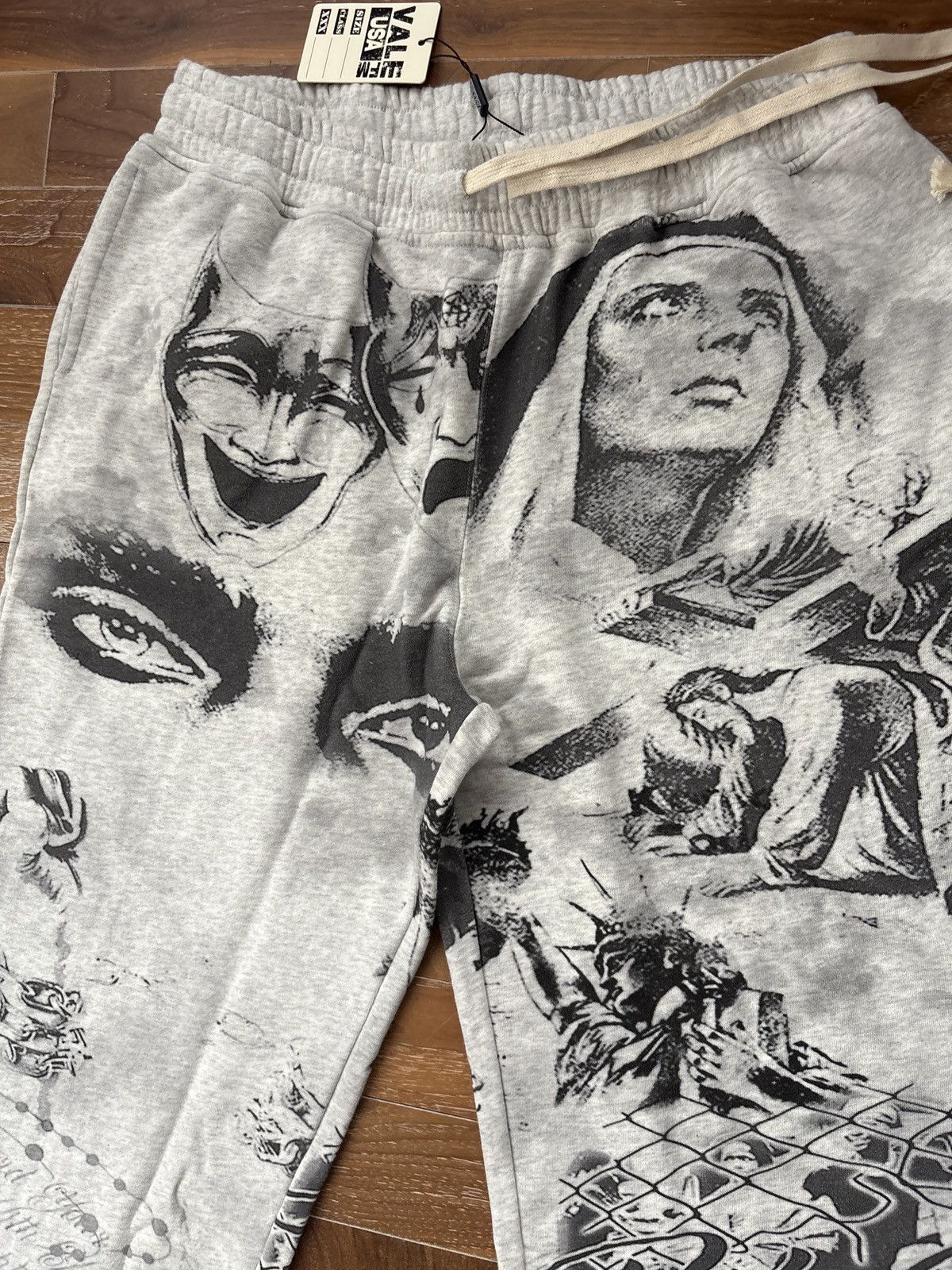 Vale Vale mural sweatpants grey Size US 36 / EU 52 - 5 Thumbnail