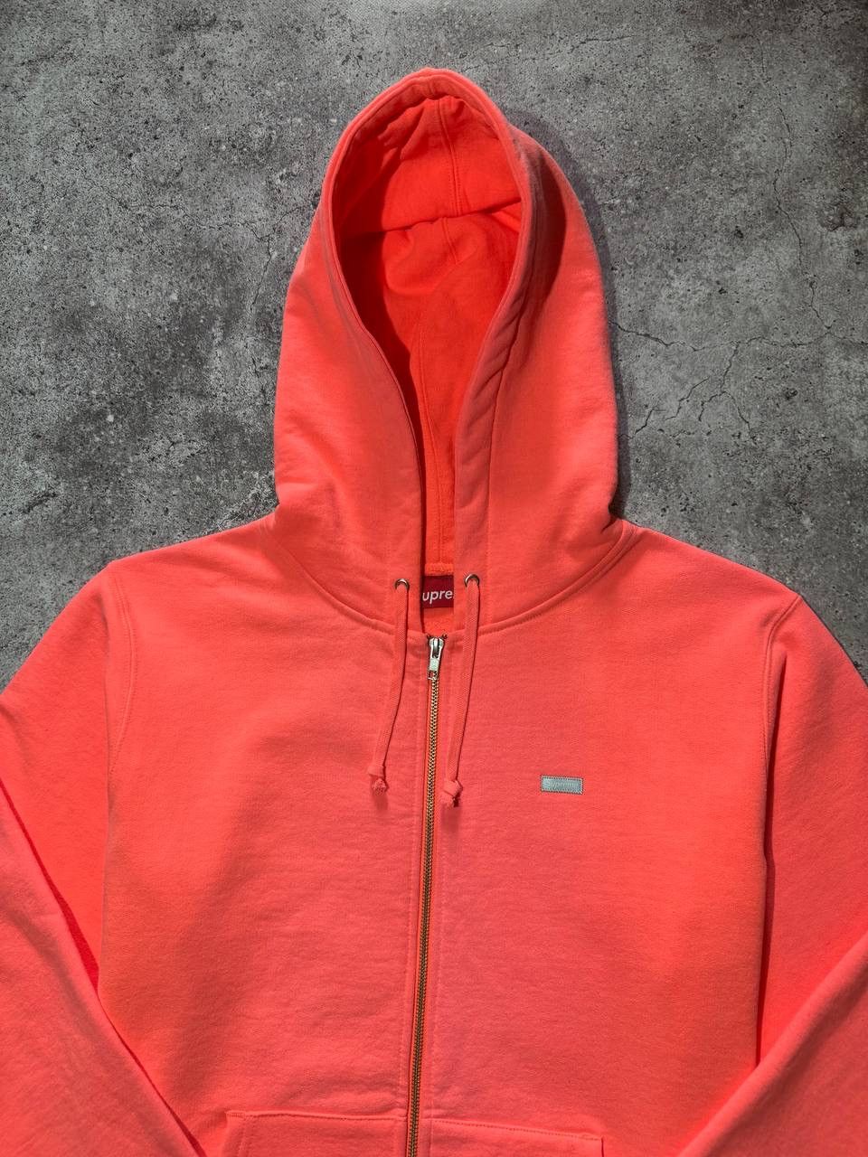 Supreme Supreme Reflective Small Box Logo Pink Zip Up Hoodie Cotton Size US M / EU 48-50 / 2 - 2 Thumbnail