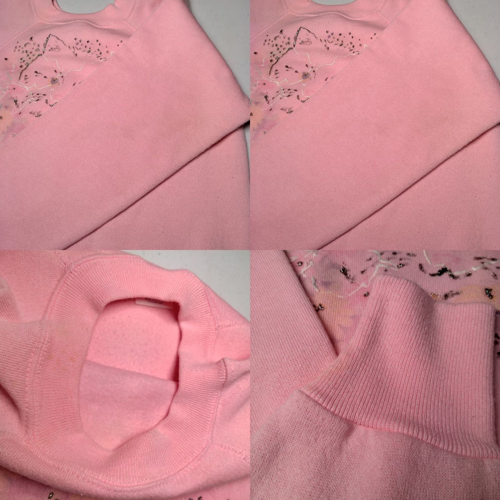 Vintage VINTAGE Cat Sweatshirt Women Small Pannill Crewneck Metallic Puffy Paint READ Size S / US 4 / IT 40 - 11 Thumbnail