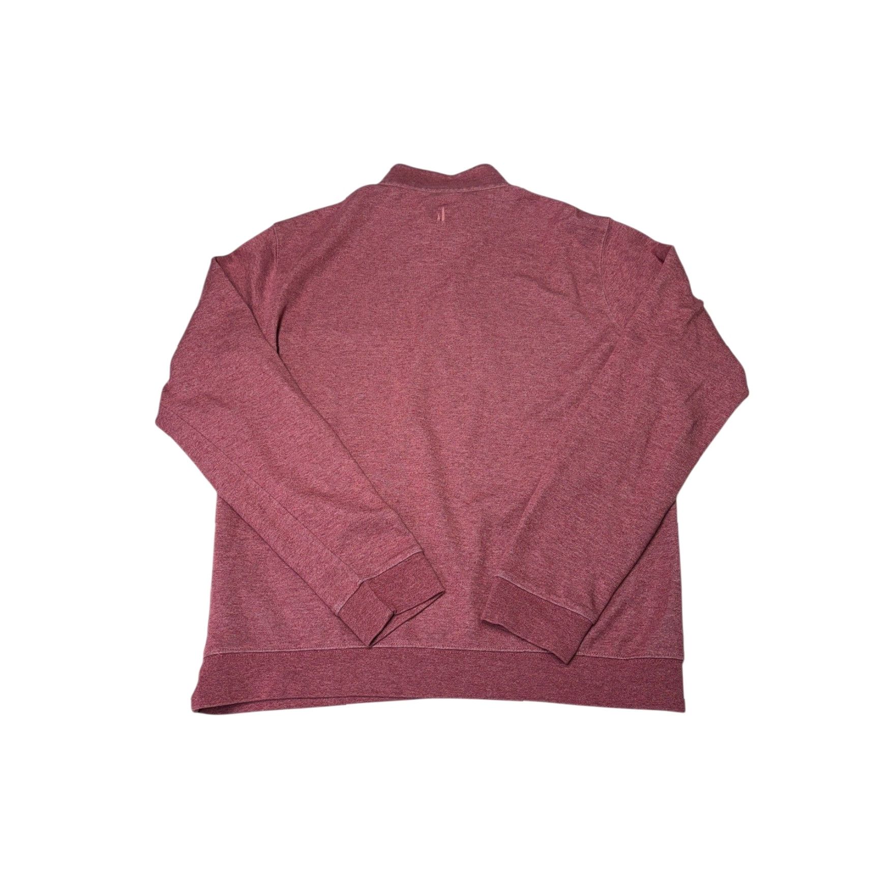 johnnie-O Johnnie-O Santa Monica Quarter Zip Pullover Sweater Heather Red Medium Cotton Size US M / EU 48-50 / 2 - 4 Thumbnail