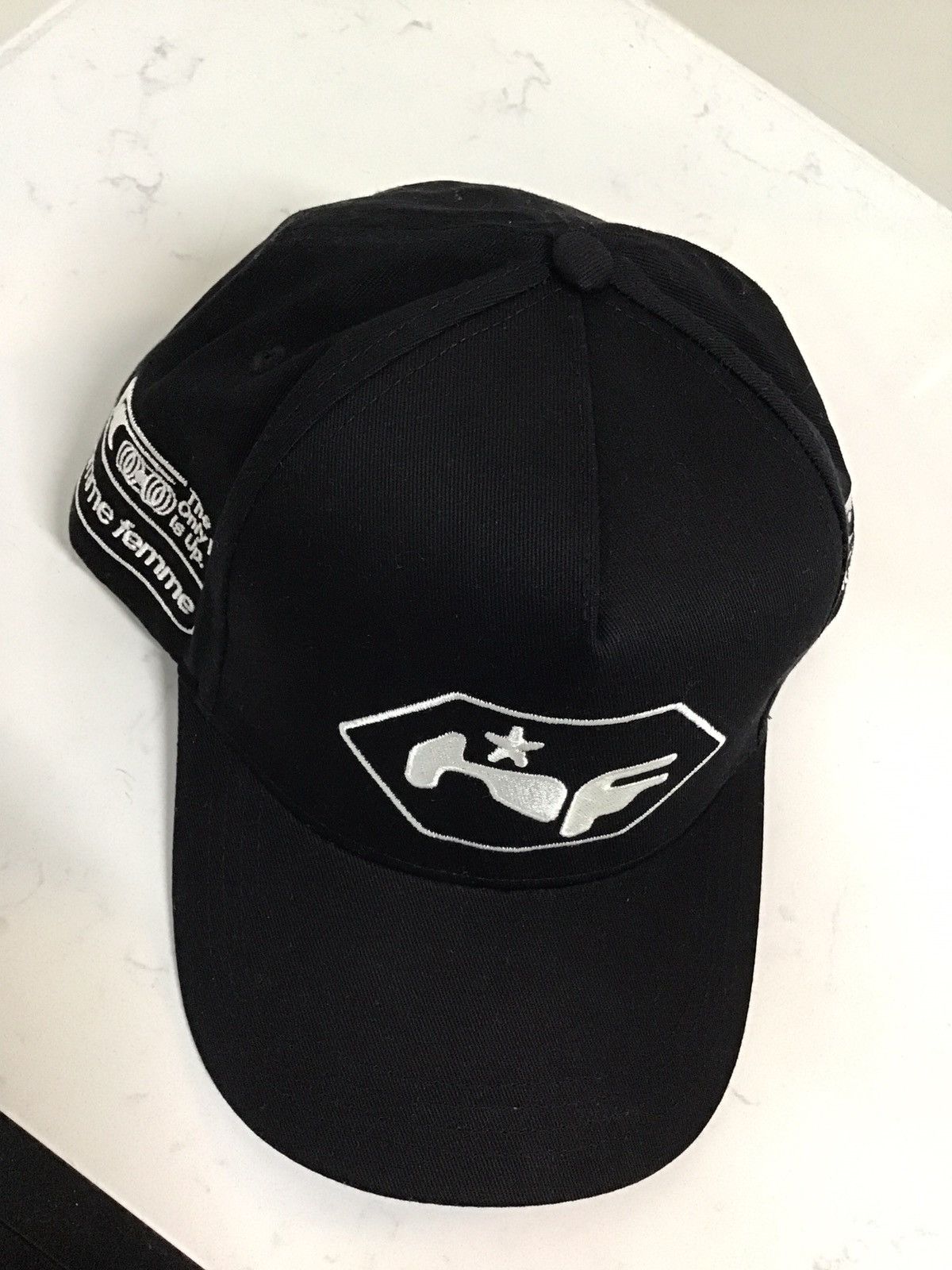 Homme + Femme La HOMME + FEMME LA Performance Hat Ultra Black Size ONE SIZE - 2 Thumbnail