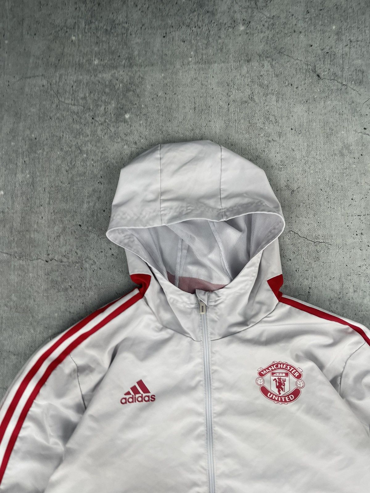 Adidas Vintage Manchester United Adidas Track Jacket Size US XL / EU 56 / 4 - 5 Thumbnail