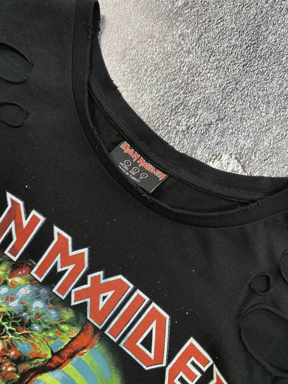 Iron Maiden Iron Maiden Eddie Distressed Black T-shirt L Size US L / EU 52-54 / 3 - 3 Thumbnail
