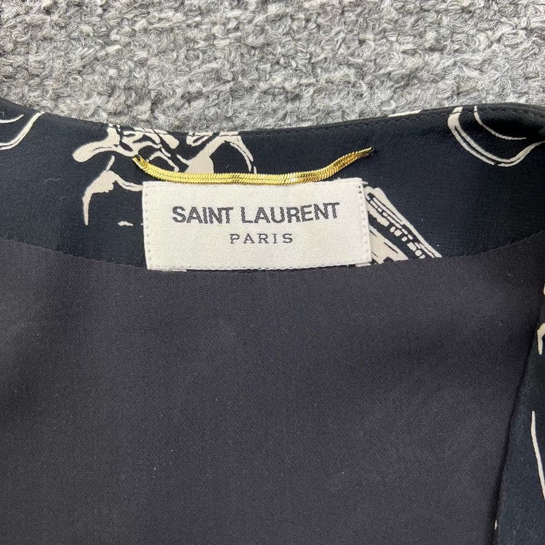 Saint Laurent Paris saint Laurent parisFloral print dress 2503-Nextarrow Size XS / US 0-2 / IT 36-38 - 4 Thumbnail