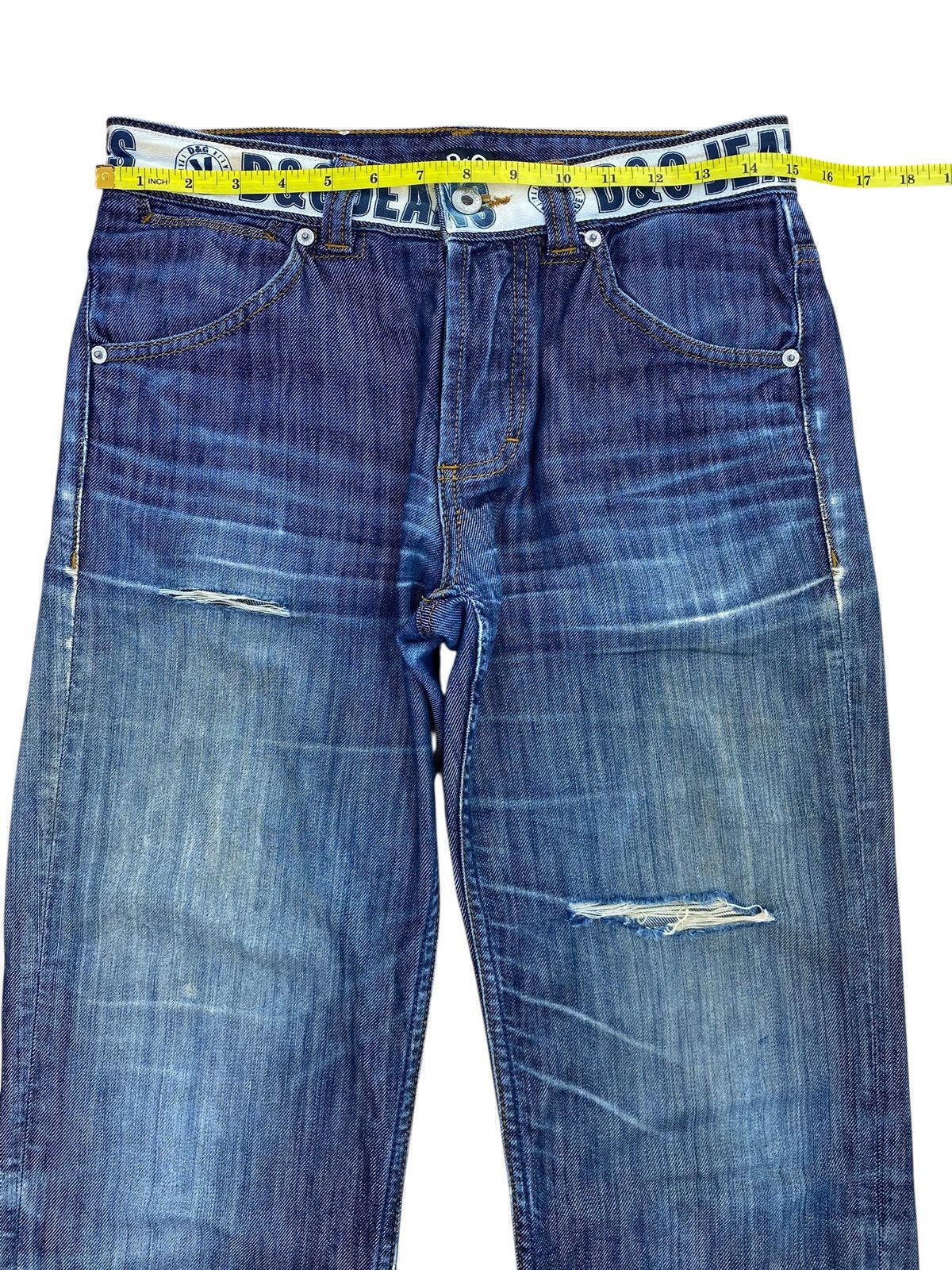 Dolce & Gabbana Vintage Dolce & Gabbana whiskers Ripped Jeans Size US 30 / EU 46 - 7 Thumbnail