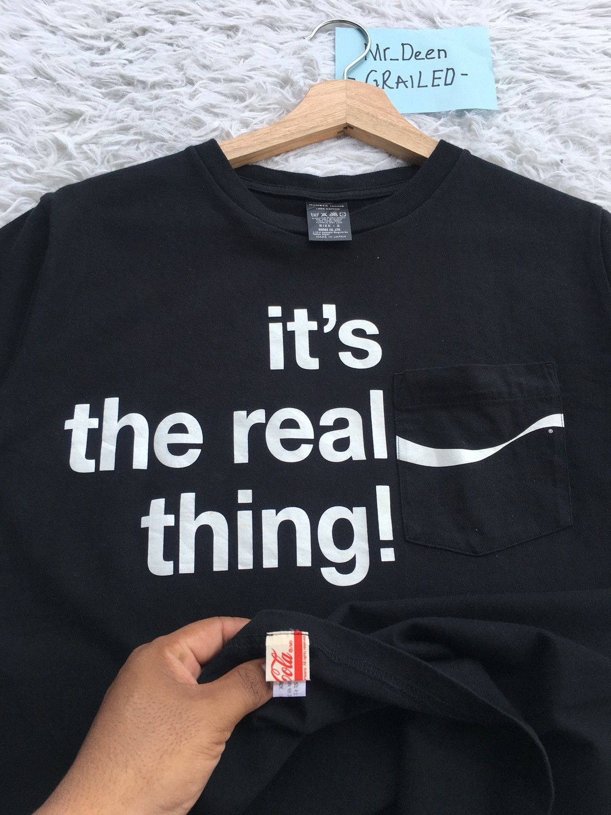 Number (N)ine Rare Number Nine x Coca Cola “Its the real thing” Tshirt Size US M / EU 48-50 / 2 - 10 Thumbnail