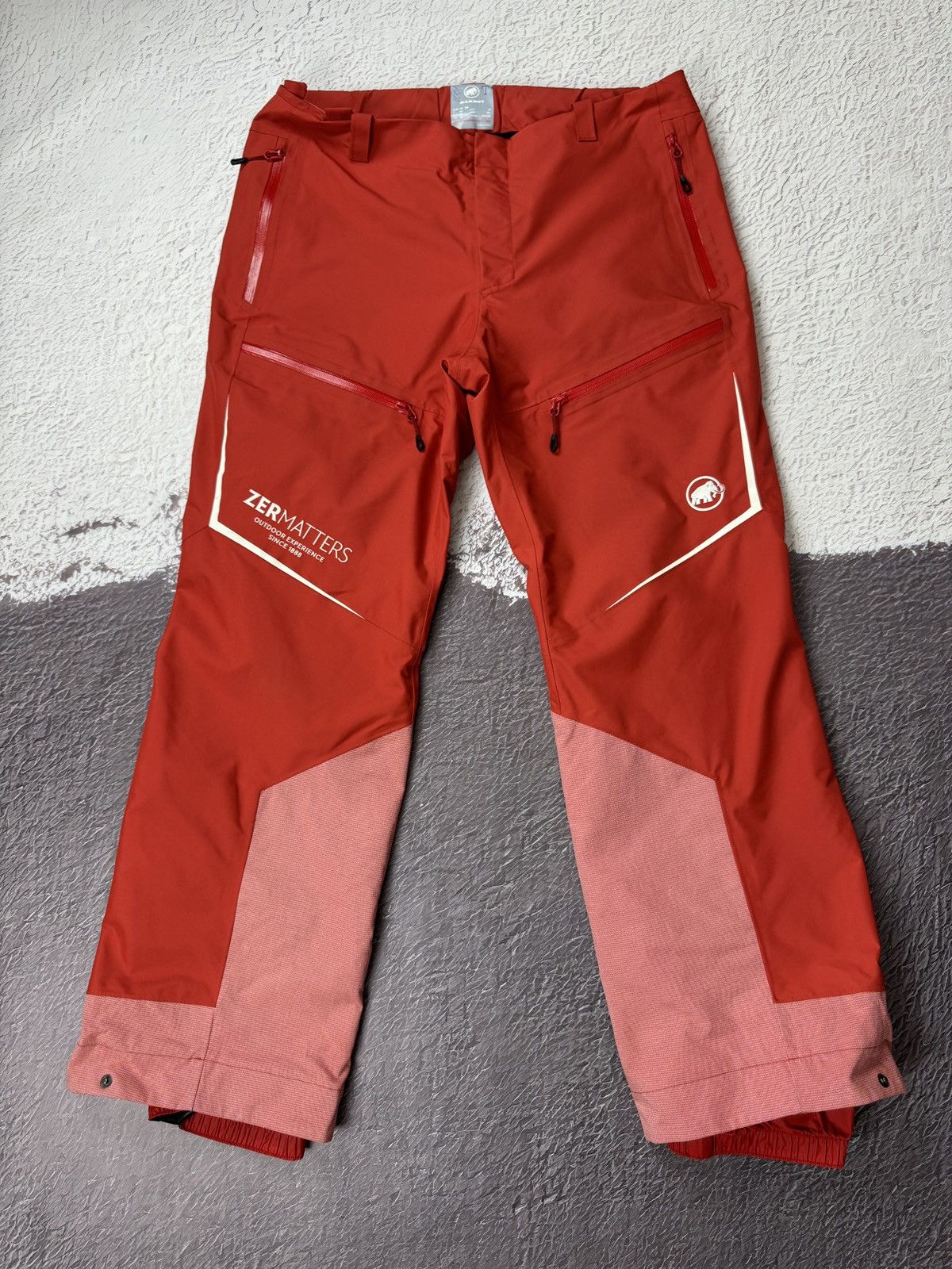 Mammut Mammut Red Gore-Tex Ski Snowboarding Hiking Snow Pants Size US 38 / EU 54 - 3 Thumbnail