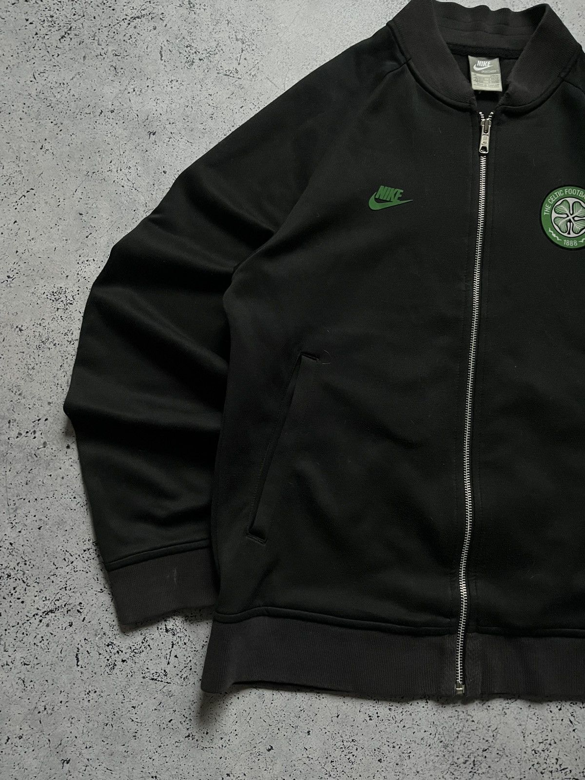 Vintage Nike Celtic Football Track Jacket Soccer Y2K USA