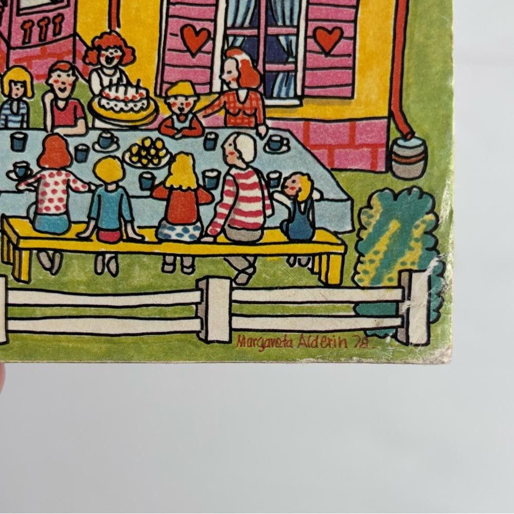 Designer Vintage 1978 Margareta Alderin Car Puzzle Mat Size ONE SIZE - 4 Thumbnail