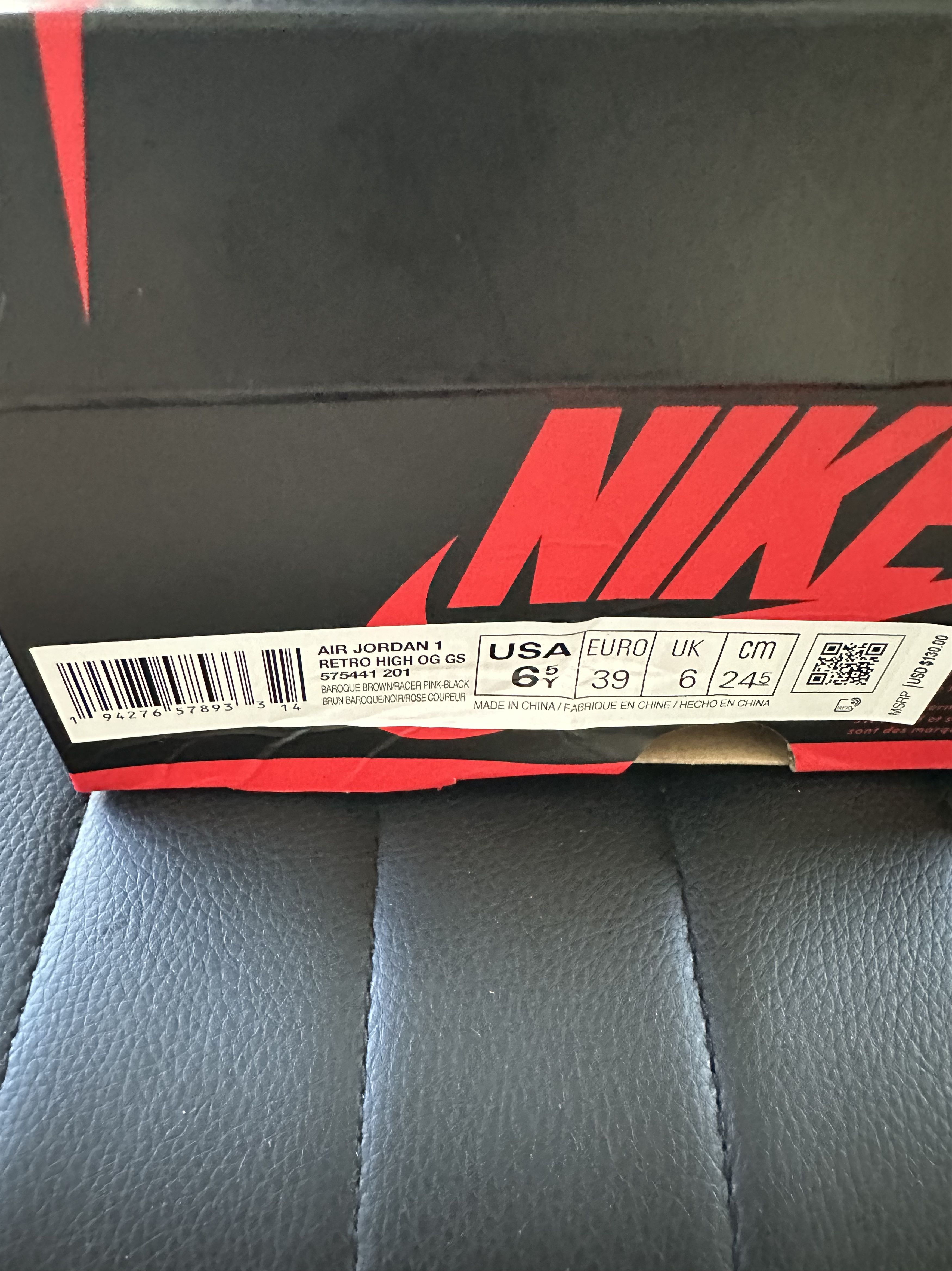 Jordan Brand × Nike PREOWNED YOUTH JORDAN 1 HIGH RETRO OG "BIO HACK" Size US 6.5 / IT 36.5 - 13 Thumbnail