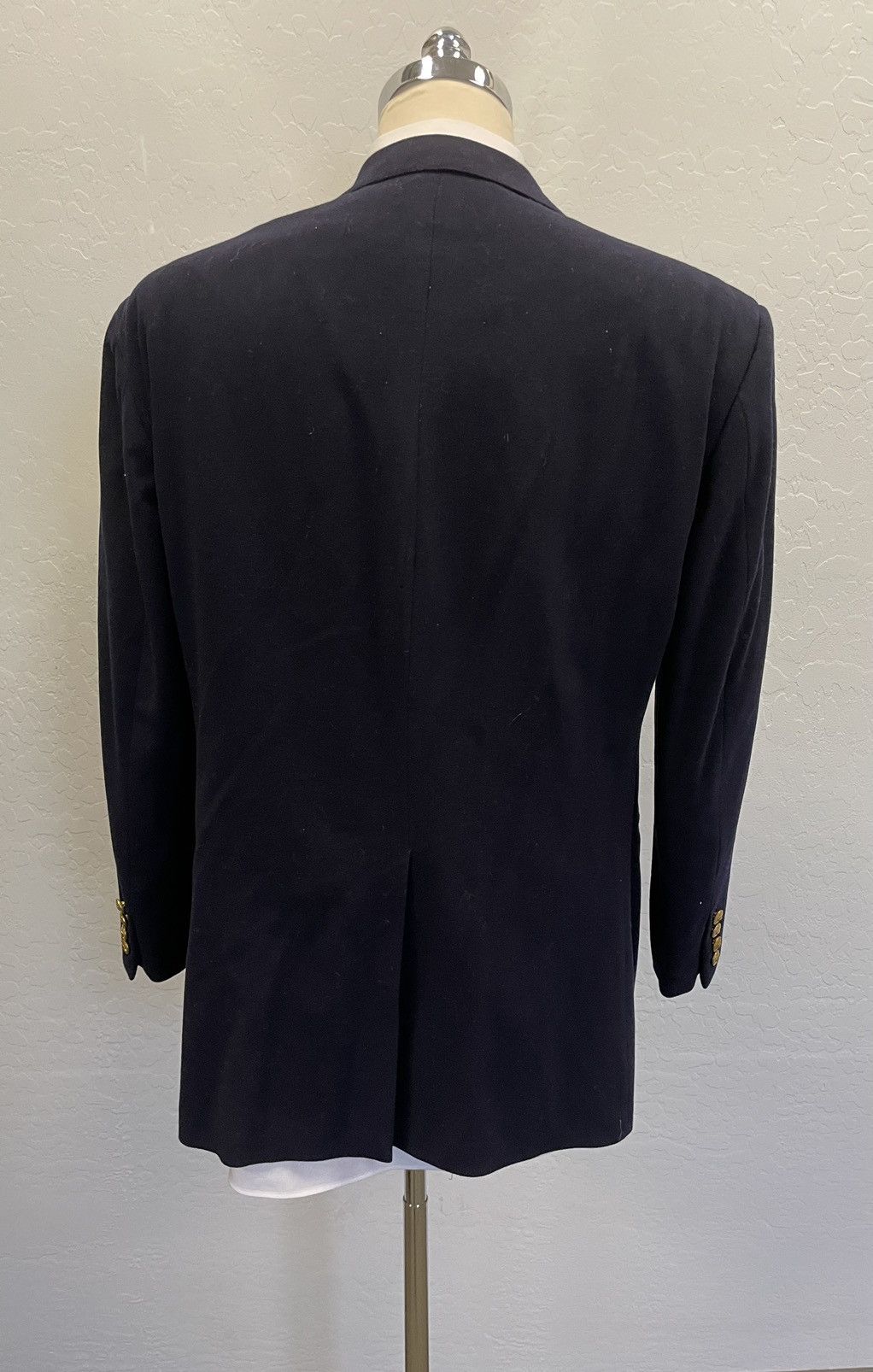 Ralph Lauren × Vintage Vintage Rare Label Wool & Cashmere Blazer Size 44R - 4 Thumbnail