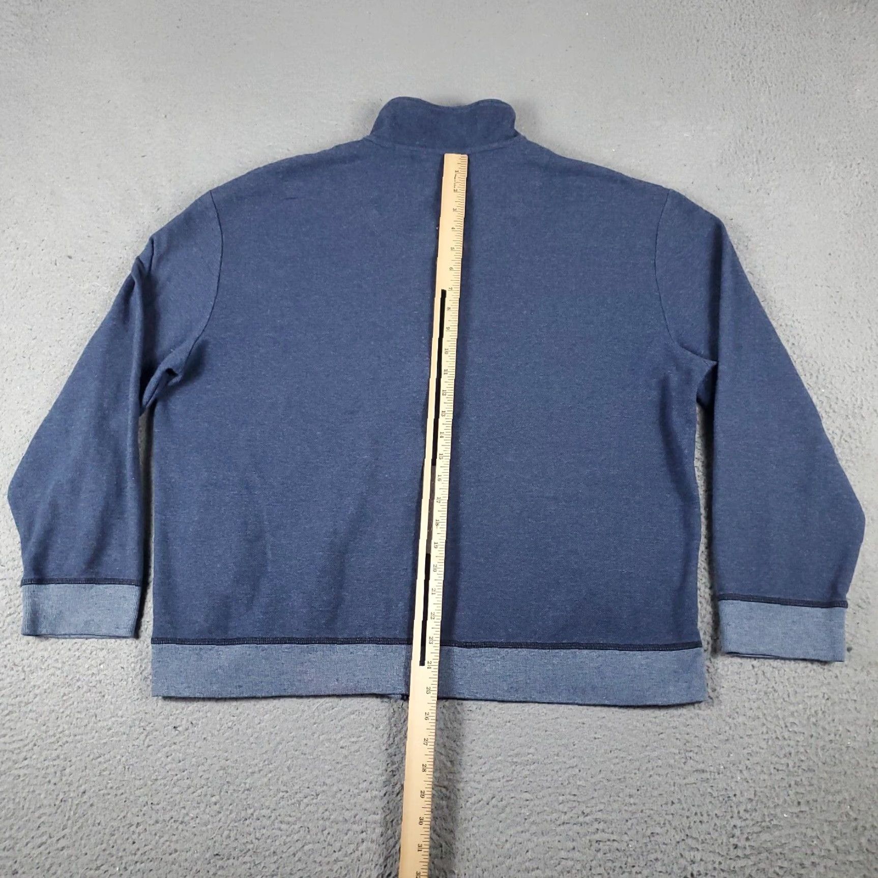 Vintage VINTAGE Bullock & Jones Sweater Mens Full Zip Casual Outerwear 2XL Blue Cotton Size US XXL / EU 58 / 5 - 7 Thumbnail
