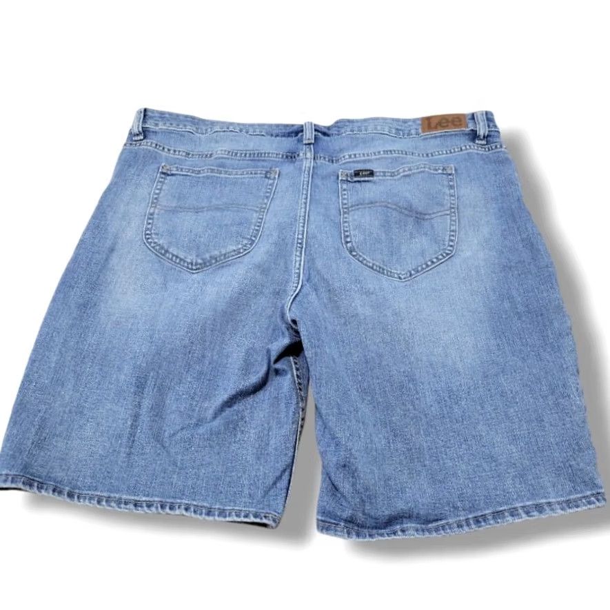 Lee Lee Shorts Womens 20 Blue Size W40 L10 Regular Fit Bermuda Mid Rise Denim Size 42" / US 20 - 3 Thumbnail