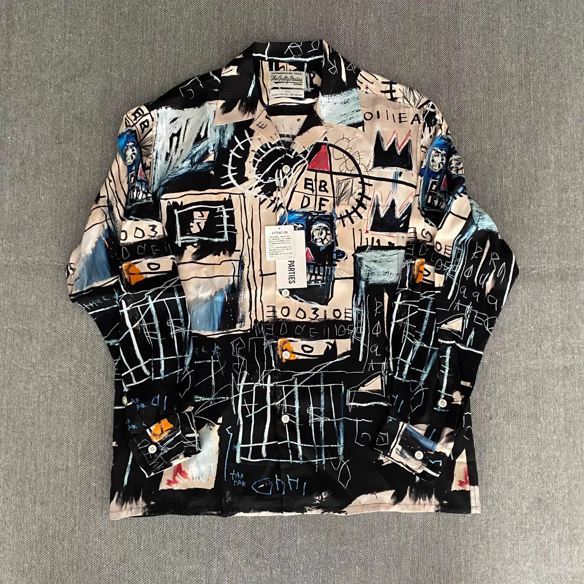 Wacko Maria Wackomaria Guilty Parties Snake Patterned Shirt Long