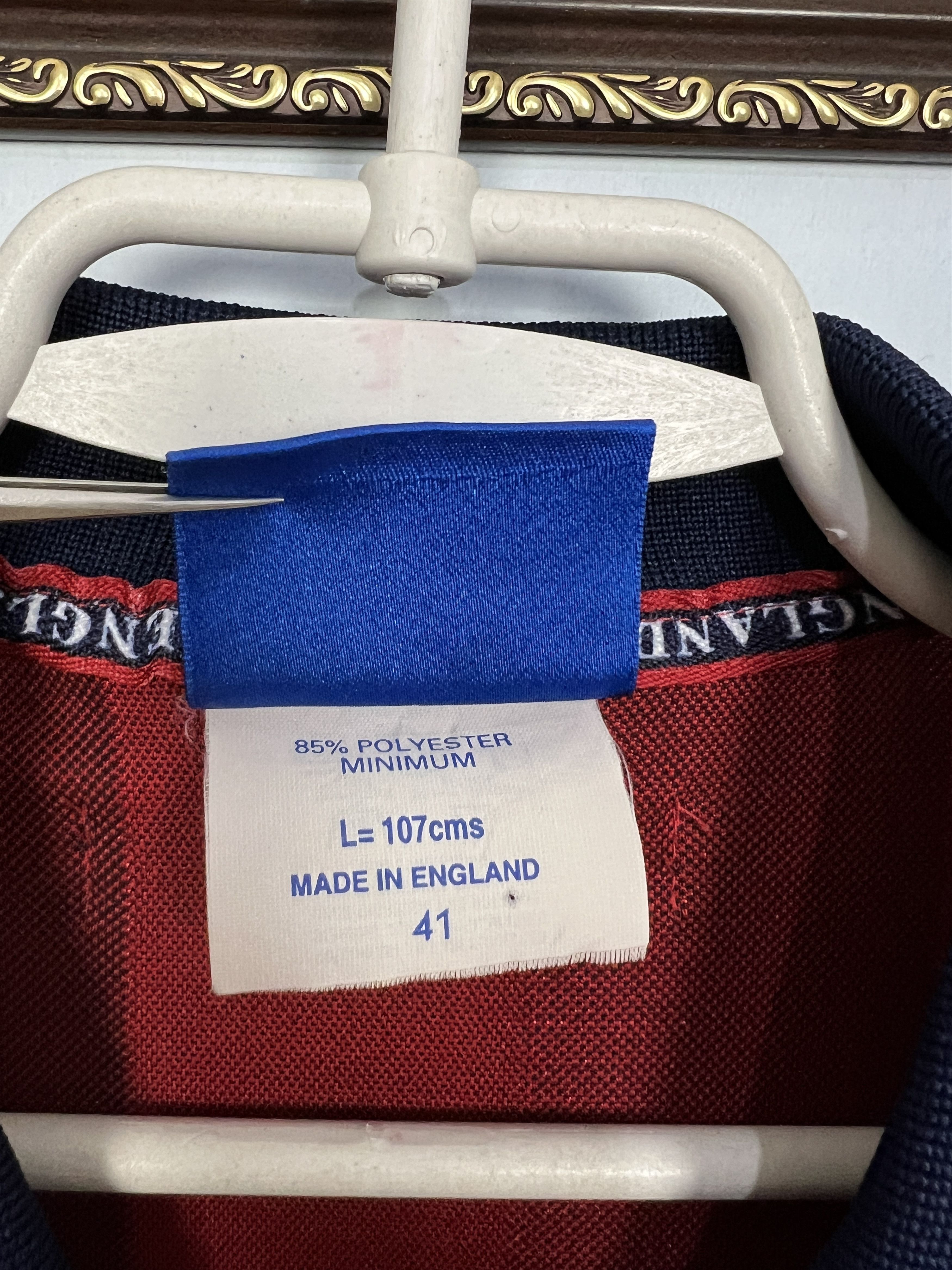 Umbro England Away football shirt 1997 Soccer Umbro Jersey Trikot Size US L / EU 52-54 / 3 - 7 Thumbnail
