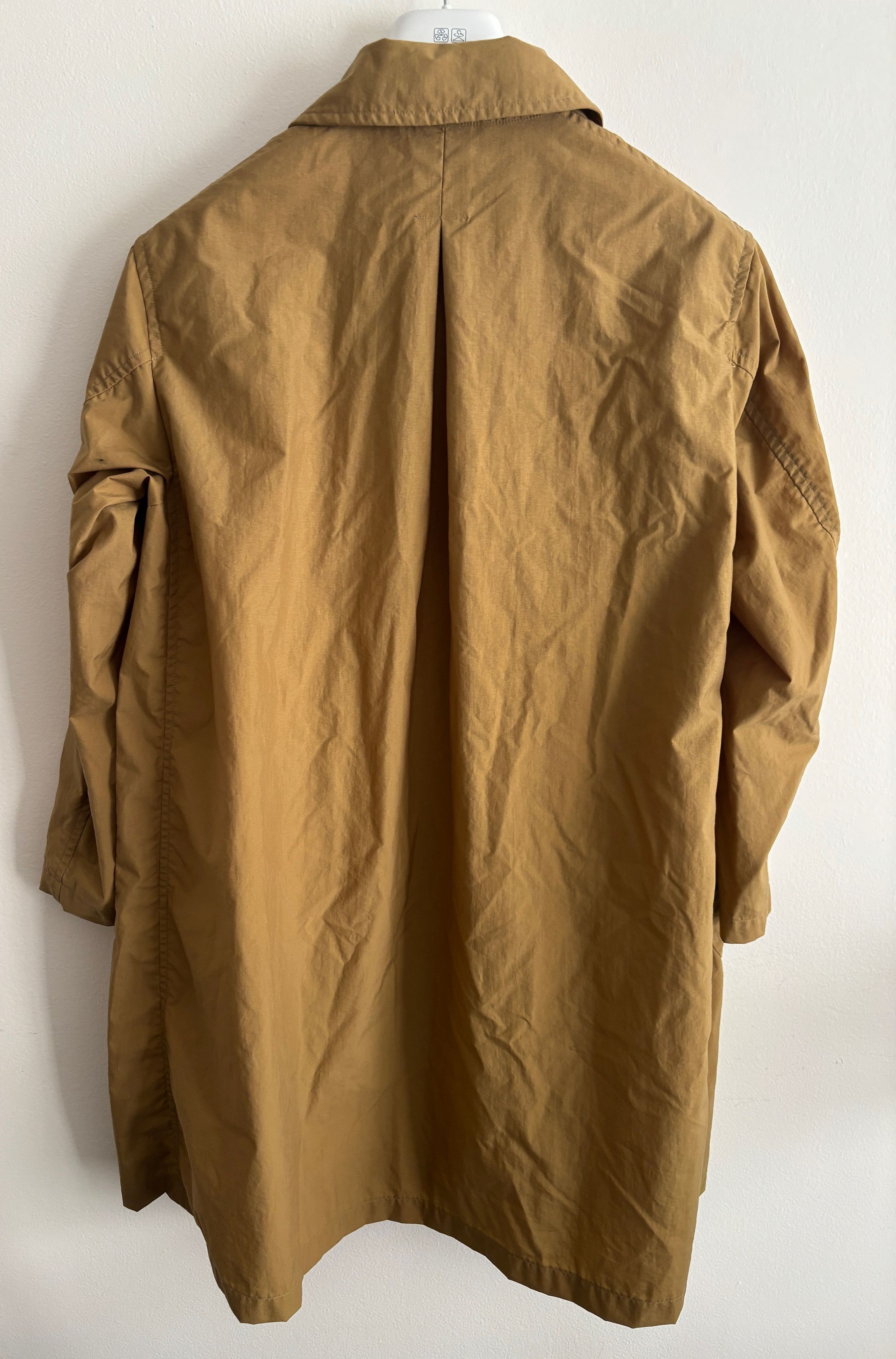 Danton $495 Tan Nylon Mac Coat / Jacket - 36 Small/ Medium Size US S / EU 44-46 / 1 - 9 Thumbnail
