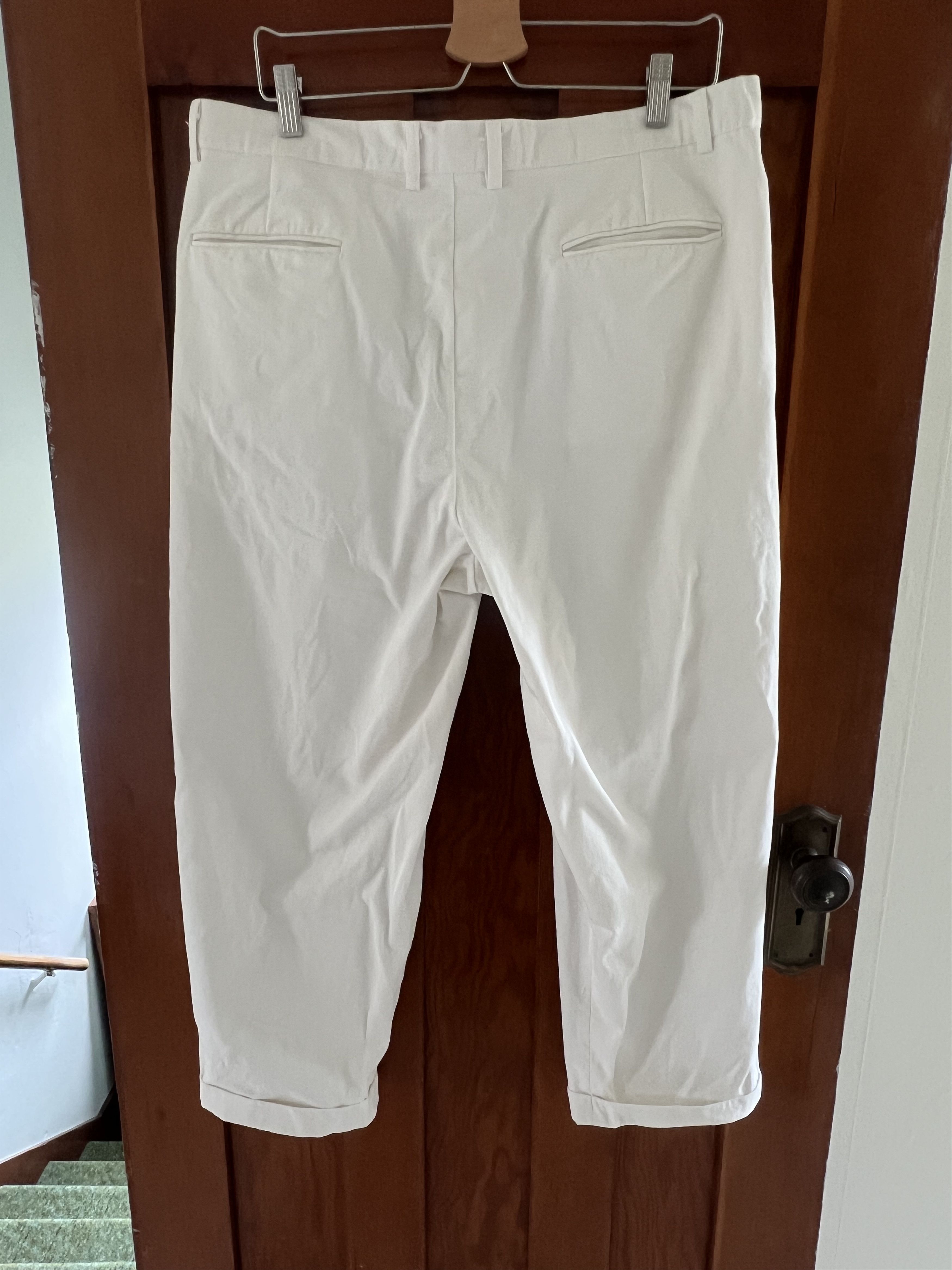 Olive Wide-Cut Twill Volk Trousers Size US 36 / EU 52 - 2 Thumbnail