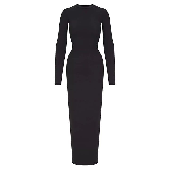 SKIMS SKIMS Fits Everybody Crew Neck Long Sleeve Maxi Dress Lounge Size S / US 4 / IT 40 - 2 Thumbnail