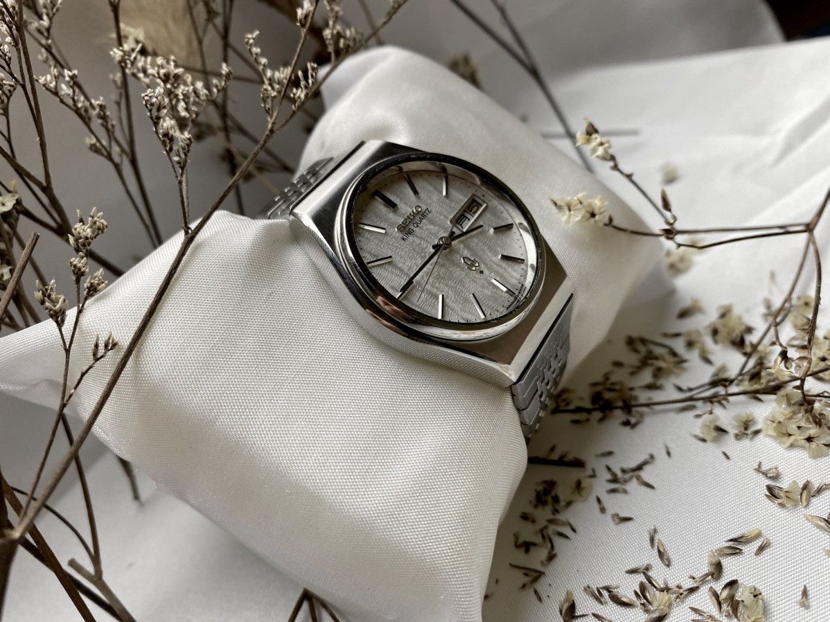 Seiko Seiko King Quartz Wood Dial Size 38 - 3 Thumbnail