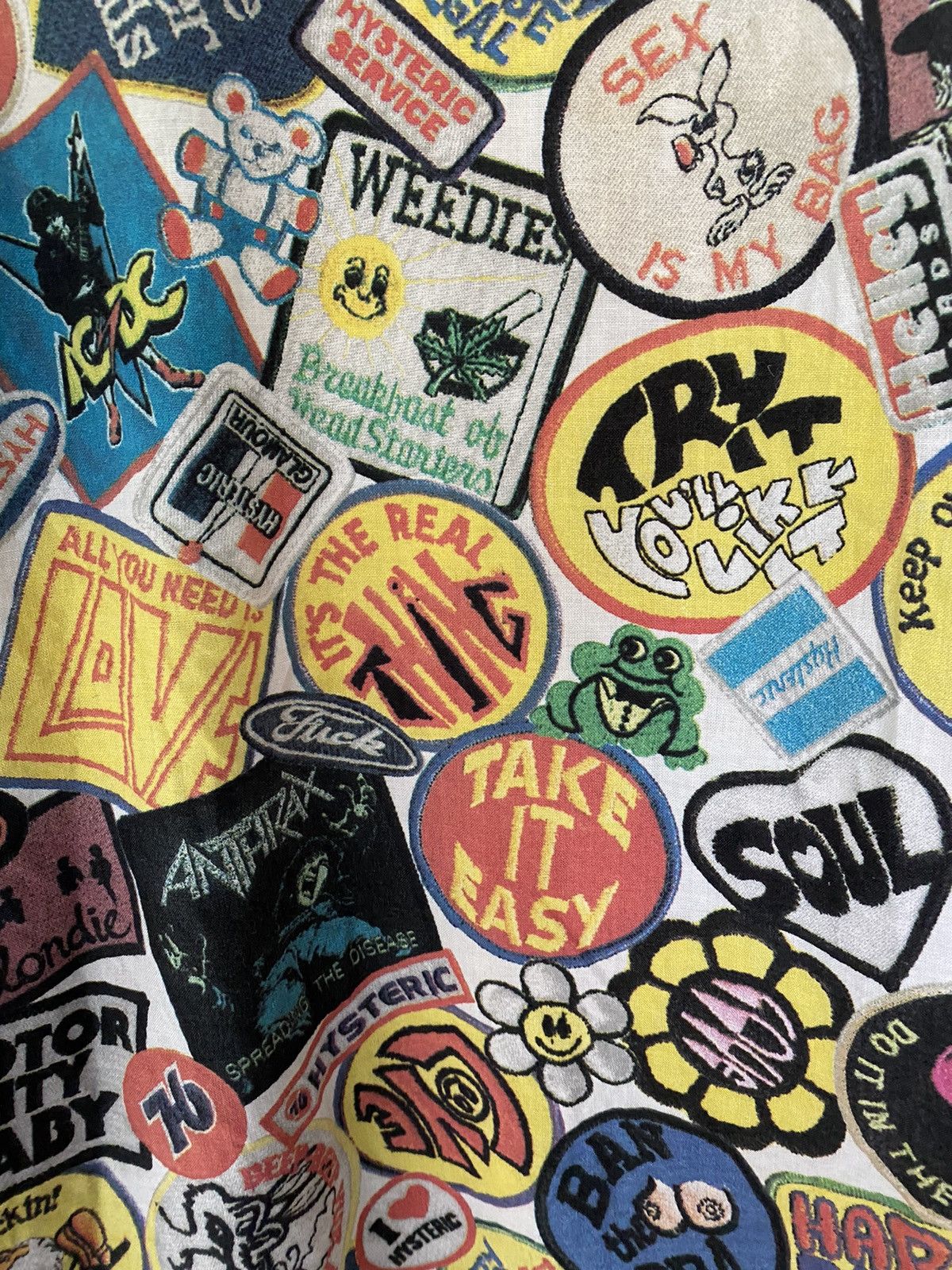 Hysteric Glamour 90s Fuck All logo all over print Size US M / EU 48-50 / 2 - 15 Thumbnail
