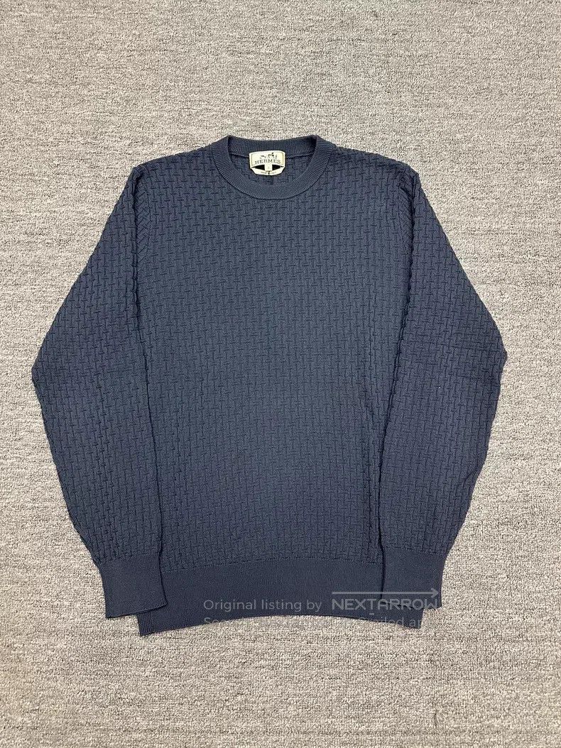 Hermes Hermes Patterned H wool knitted shirt Size US S / EU 44-46 / 1 - 1 Thumbnail