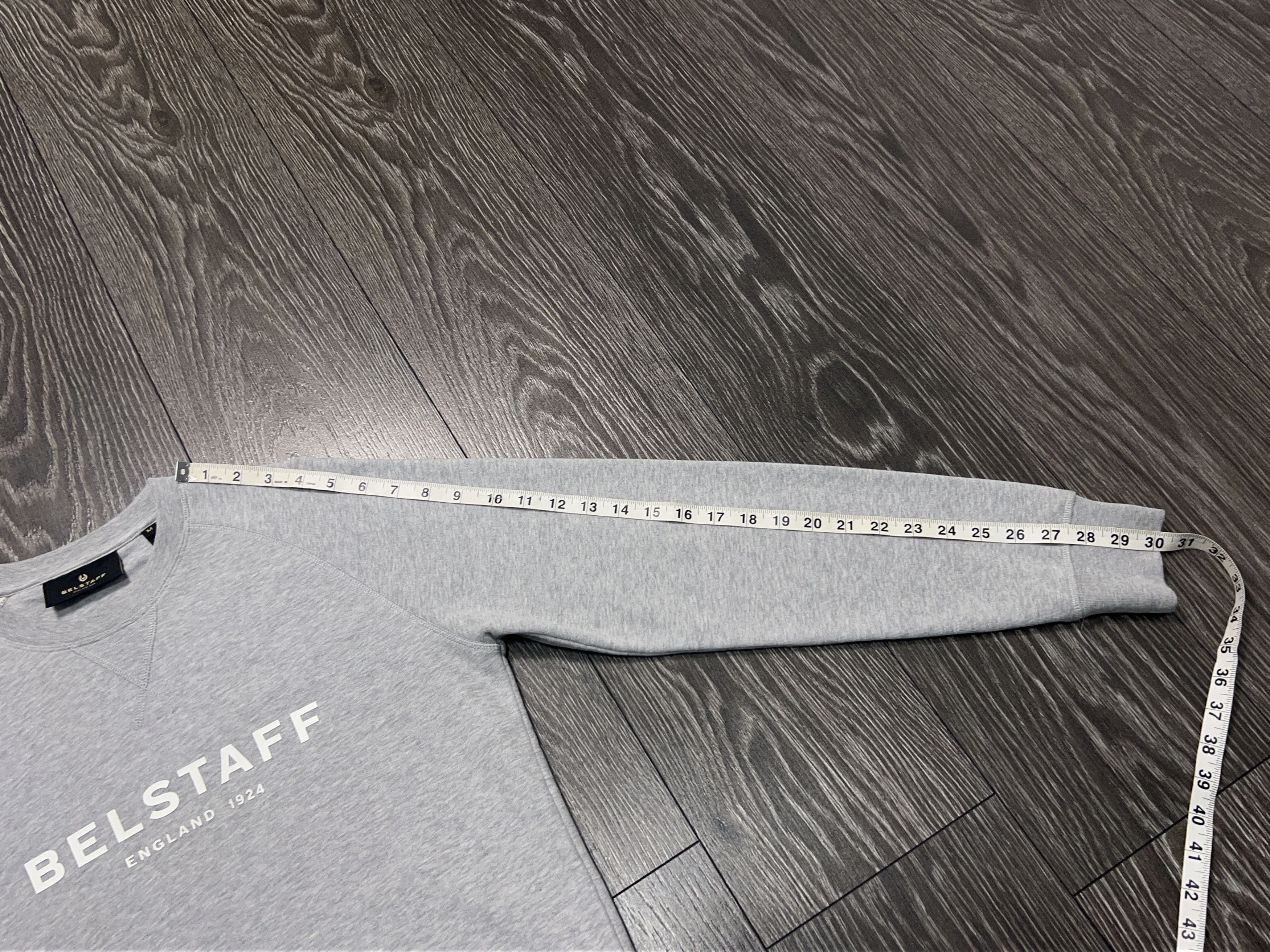 Belstaff England Big Logo Gray Sweatshirt Pullover Sweater Cotton Size US M / EU 48-50 / 2 - 8 Thumbnail
