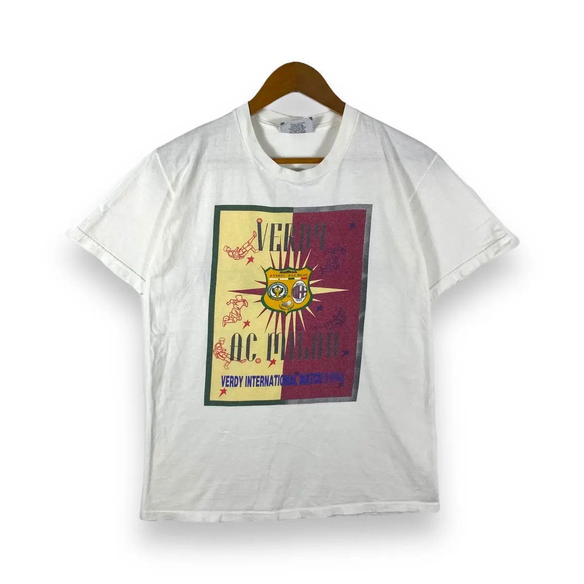 Lee Vintage 90's VERDY INTERNATIONAL MATCH Verdy Ac Milan Tee Size US M / EU 48-50 / 2 - 1 Thumbnail