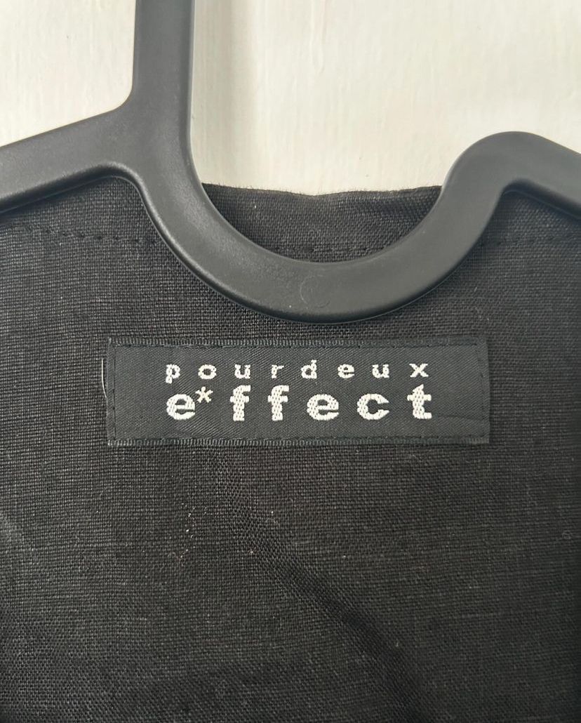 If Six Was Nine × Japanese Brand × Le Grande Bleu (L.G.B.) Pour deux e*ffect asymmetric linen cargo vest Size US S / EU 44-46 / 1 - 3 Thumbnail