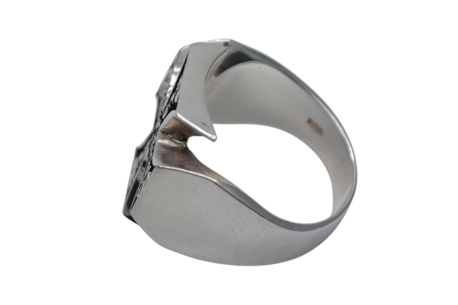 Enfants Riches Deprimes Enfants Riches Deprimes Logo Embossed Cross Ring Size 23 Size ONE SIZE - 3 Thumbnail