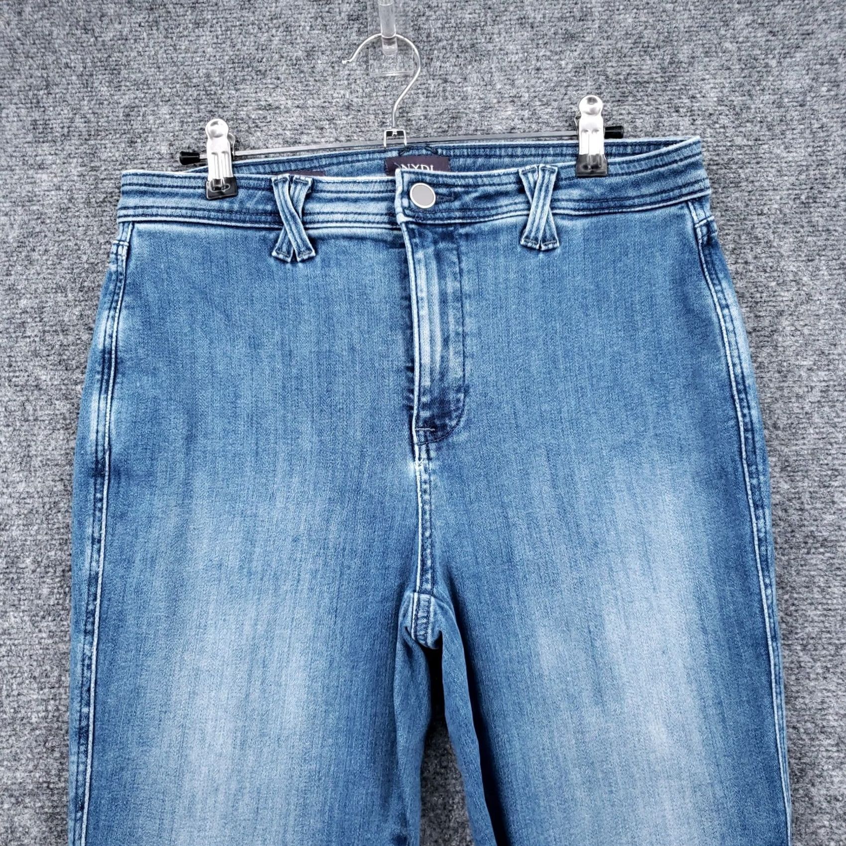 NYDJ NYDJ Ami Jeans Womens 8 Blue Skinny Hi Rise LiftxTuck Medium Wash Stretch Denim Size 30" / US 8 / IT 44 - 3 Thumbnail