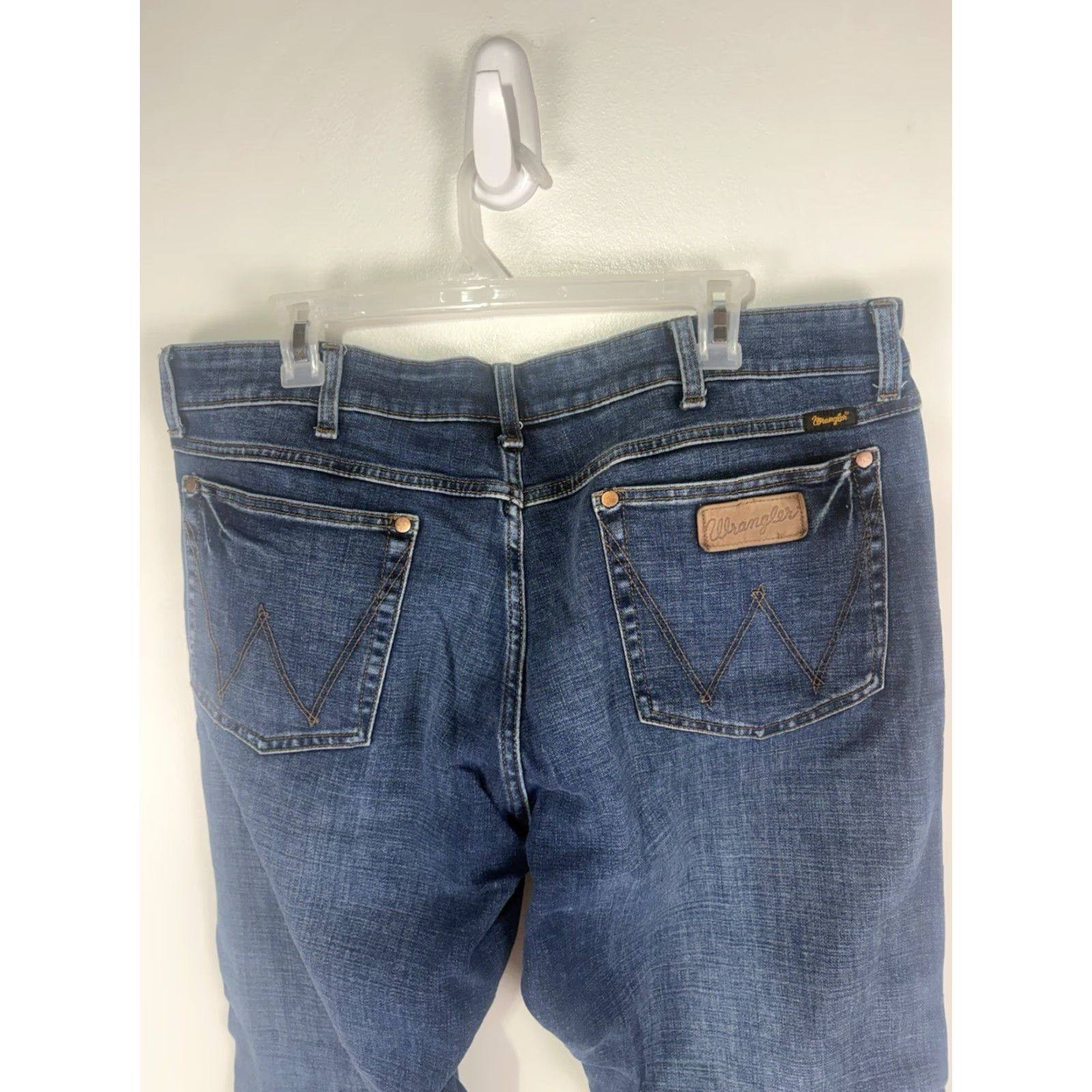 Wrangler Wrangler Retro Jeans Men’s 38X32 Brown Patch Slim Straight Size US 38 / EU 54 - 6 Thumbnail