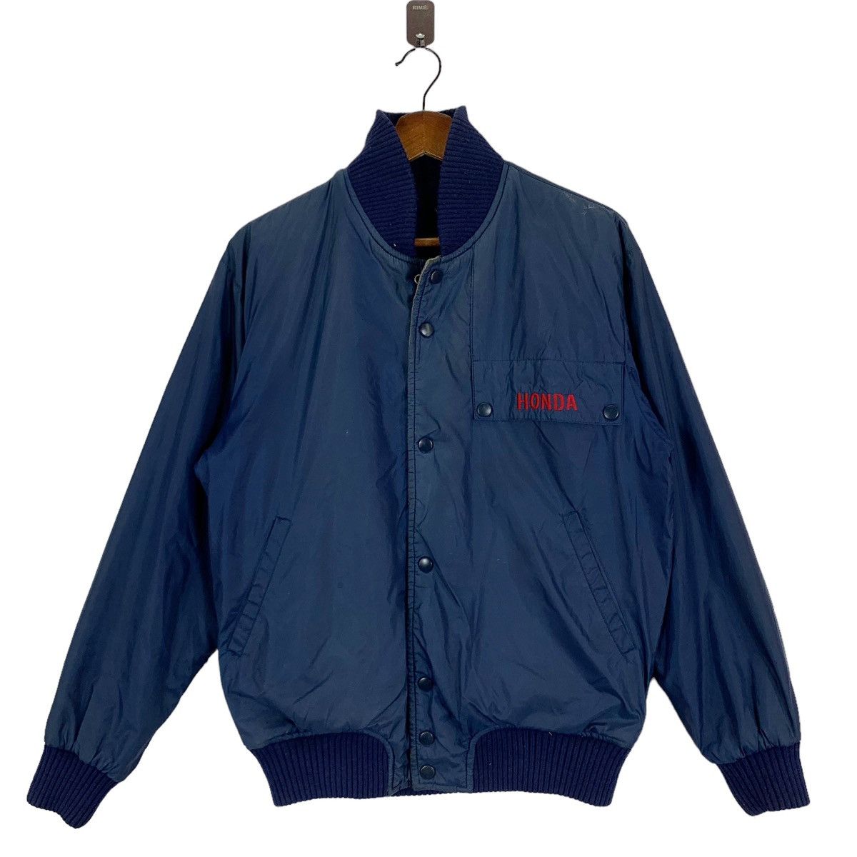 Honda × Mizuno 🔥🔥VINTAGE HONDA RACING MOTORSPORTS LIGHT ZIPPER JACKET Size US M / EU 48-50 / 2 - 1 Thumbnail