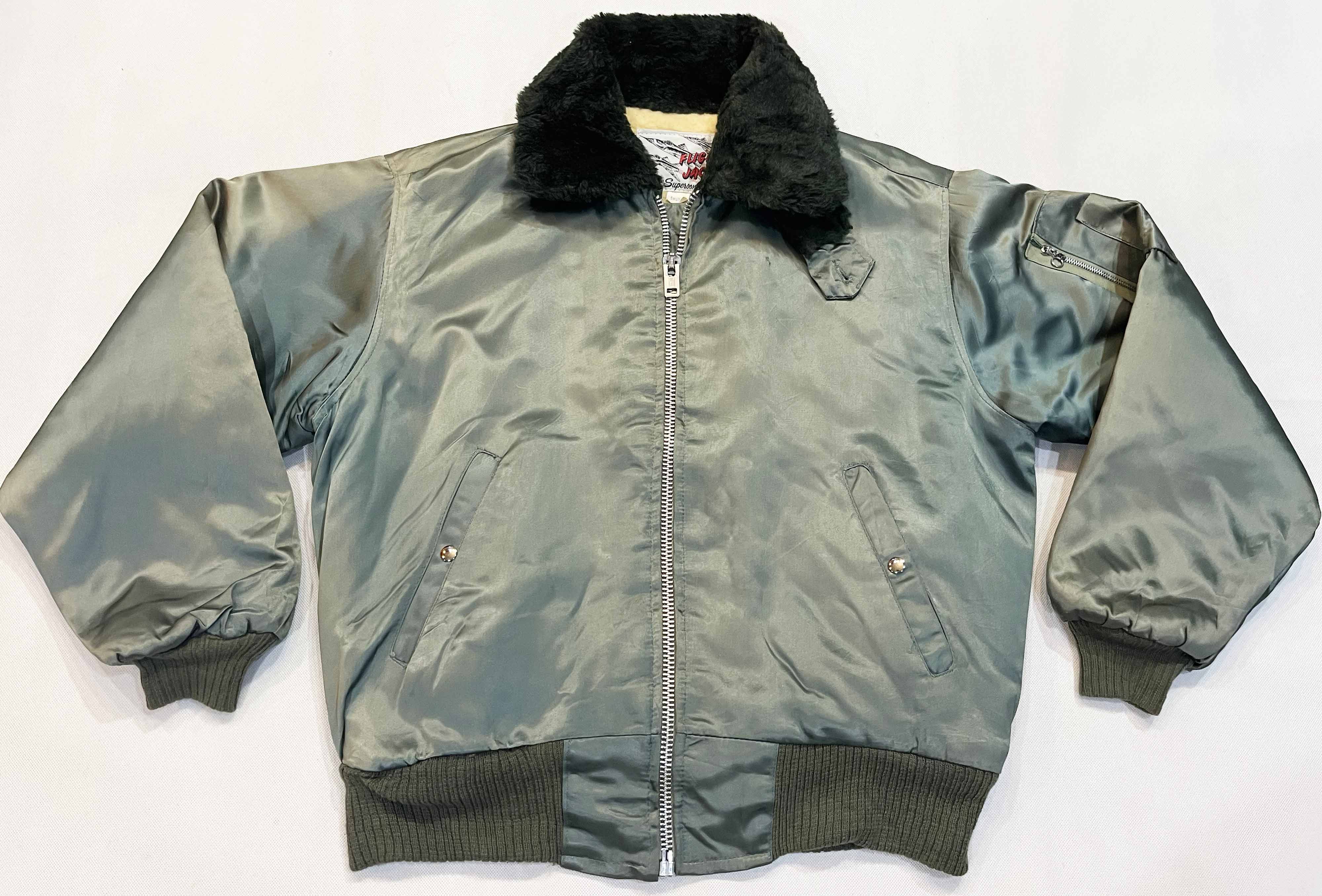 Vintage Vintage Supersonic Army Flight Jacket S USA Full Zip Size US S / EU 44-46 / 1 - 1 Thumbnail