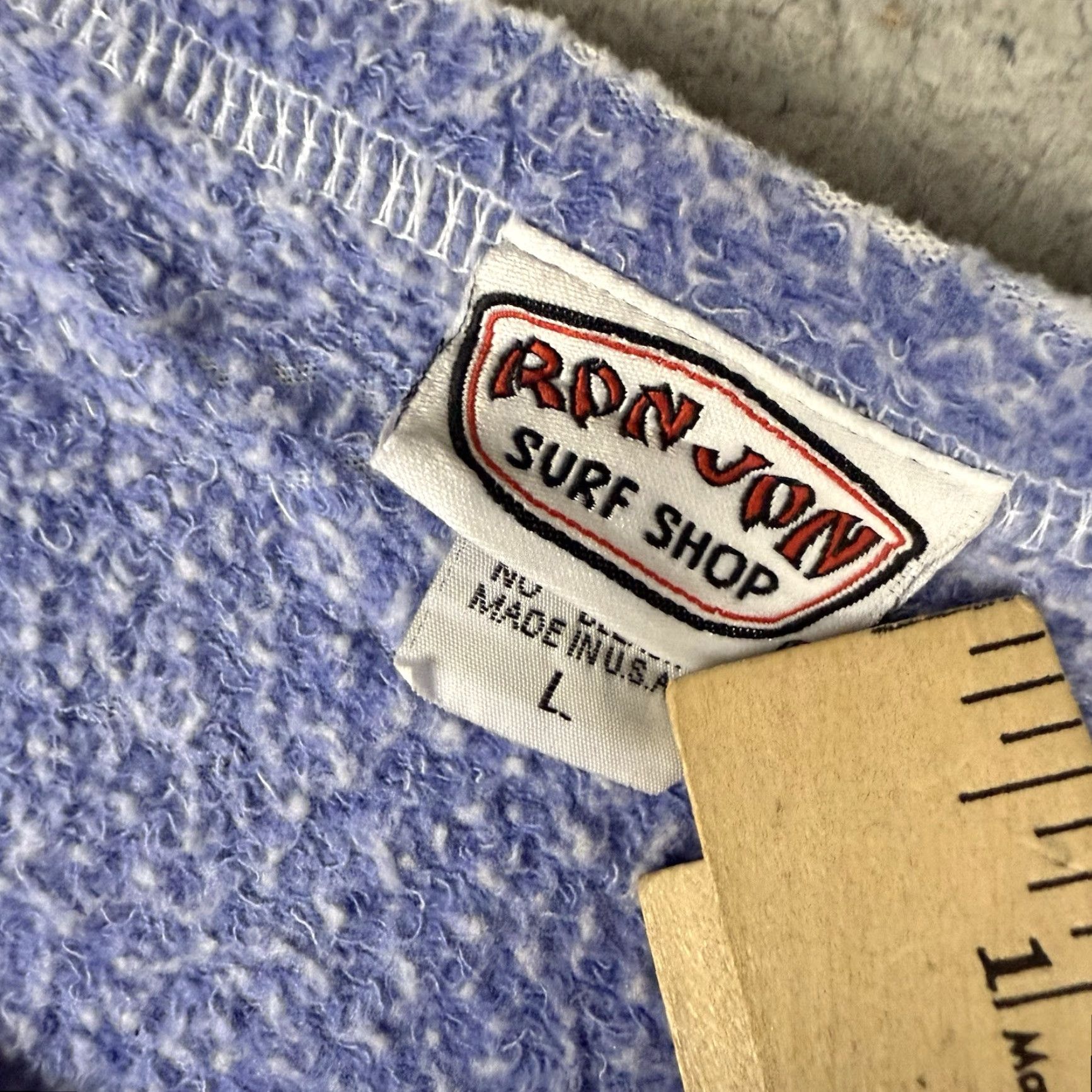 Ron Jon Surf Shop VINTAGE Ron Jon Surf Shop Sweatshirt Womens Large Purple Cocoa Beach Rare USA L Size L / US 10 / IT 46 - 4 Thumbnail