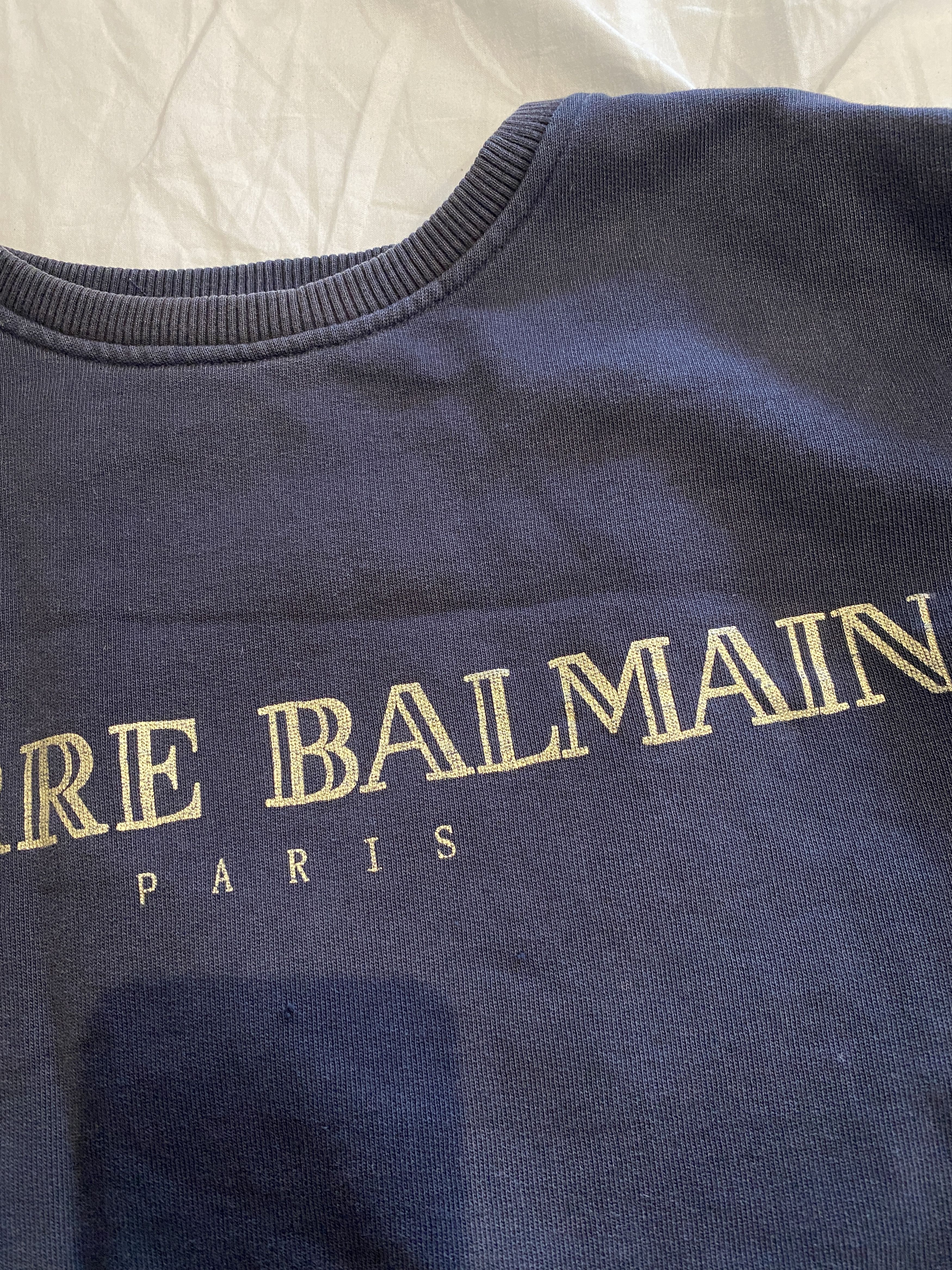 Pierre Balmain Pierre Balmain big logo sweatshirt crewneck Size M / US 6-8 / IT 42-44 - 7 Thumbnail