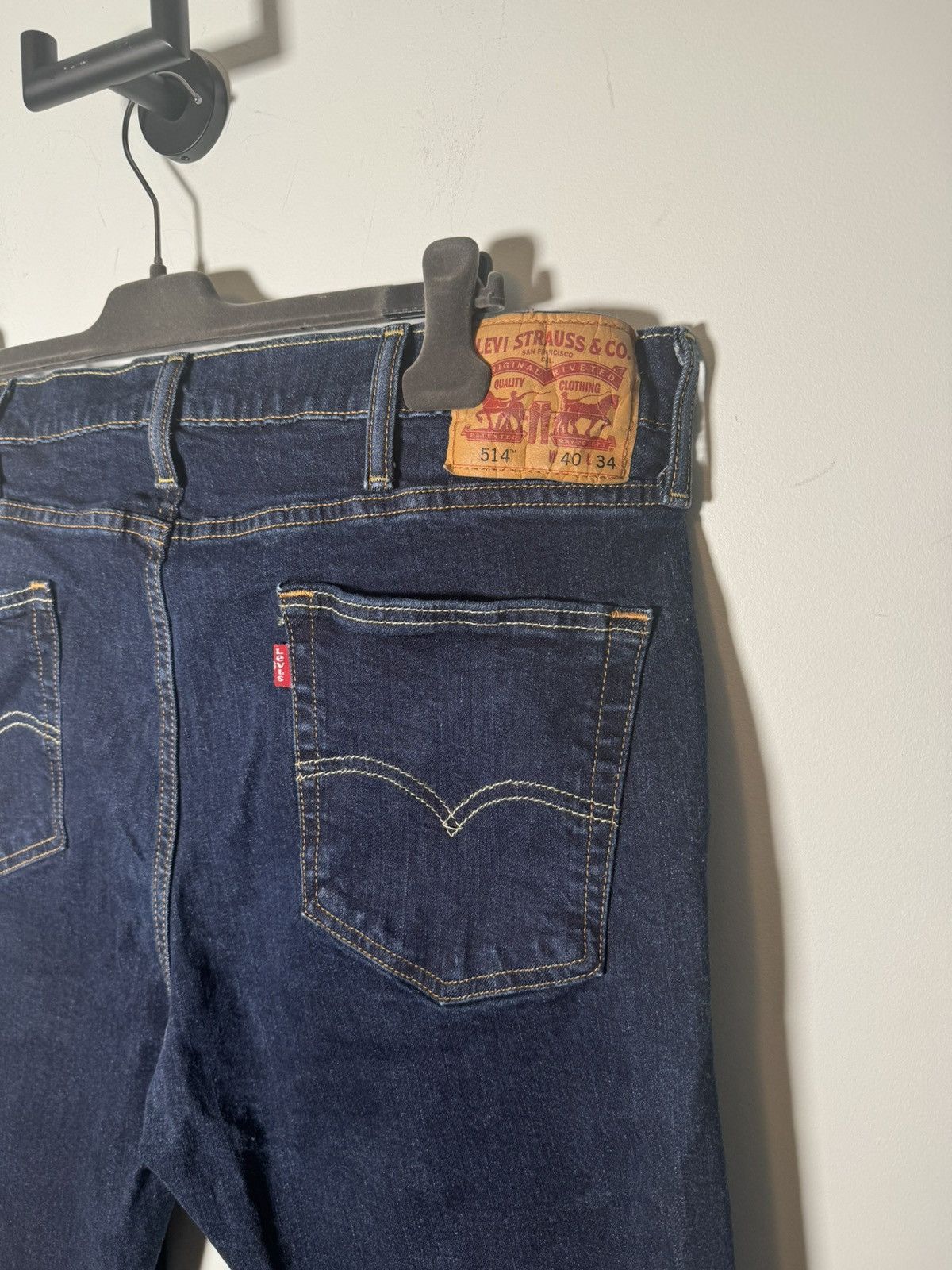 Levi's × Levi's Vintage Clothing Levi's Dark Blue 514 Oversized Denim Jeans 40x34 Size US 40 / EU 56 - 2 Thumbnail