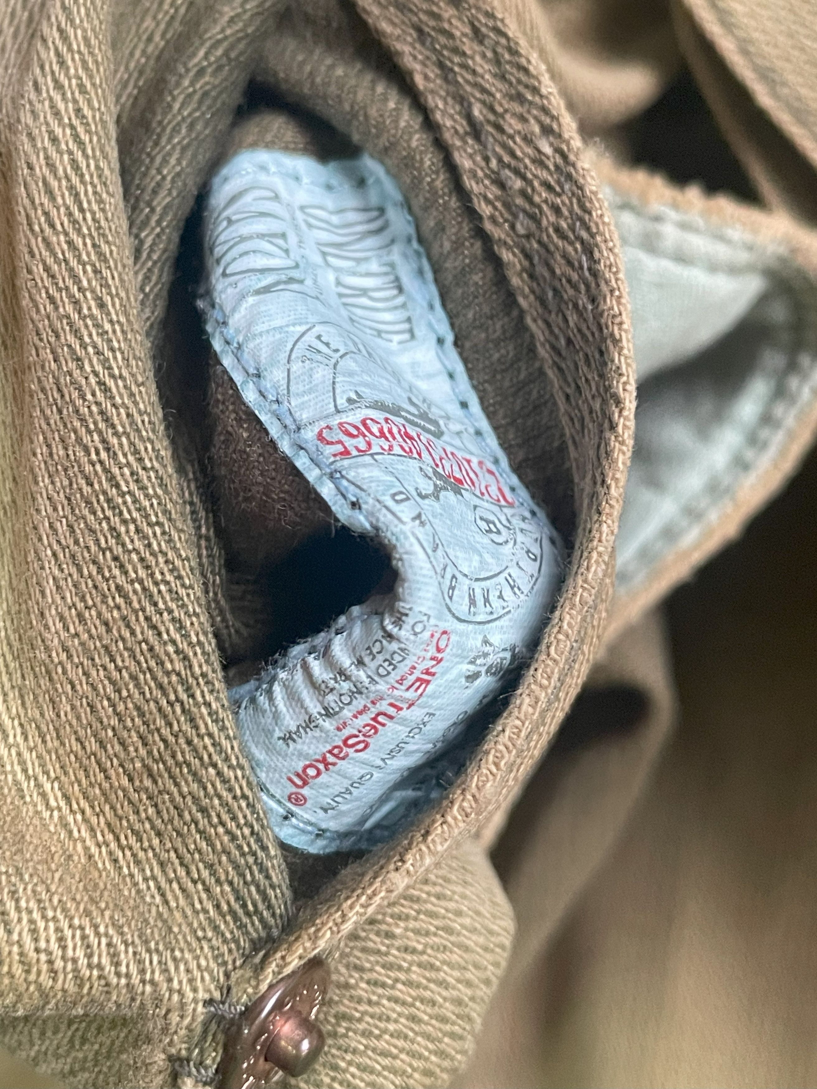 Japanese Brand Vintage One True Saxon Denim Size US 34 / EU 50 - 11 Thumbnail
