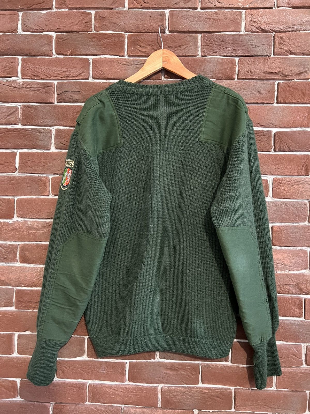 Vintage 1991 Polizei German Police Vintage Cargo Knit Avant Garde Size US L / EU 52-54 / 3 - 3 Thumbnail