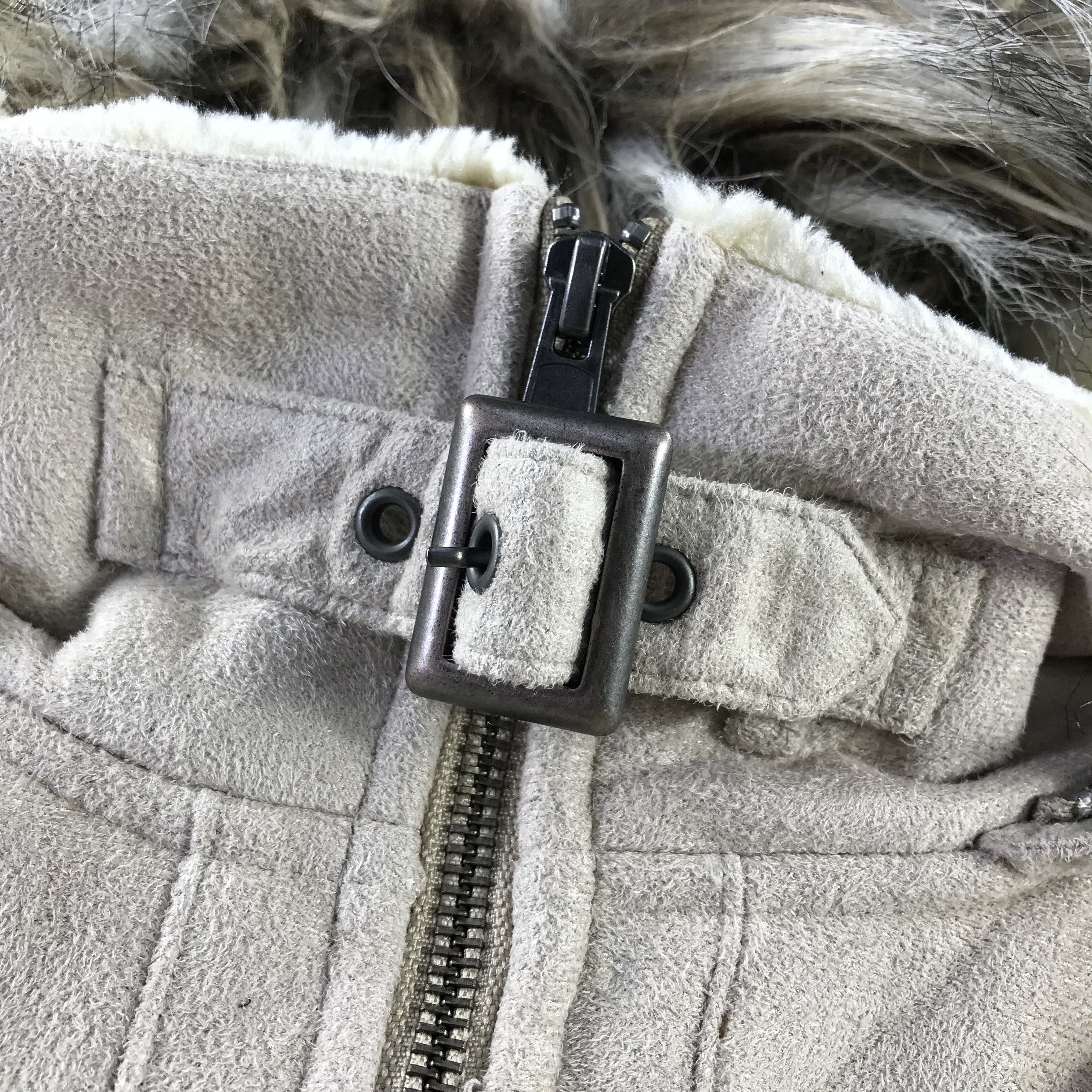 If Six Was Nine Journal Report Faux Suede Jacket Faux Fur Hooded Jacket Size US M / EU 48-50 / 2 - 5 Thumbnail