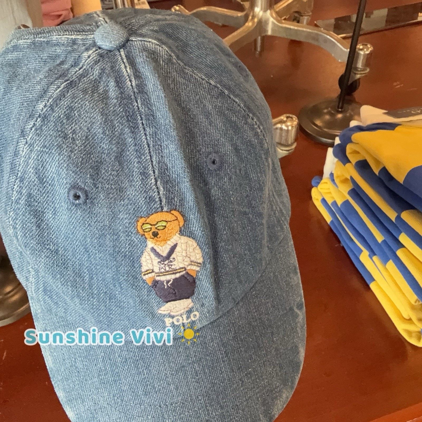Polo Ralph Lauren NWT Polo Ralph Lauren Unisex Bear Logo Baseball Cap Hat blue Size ONE SIZE - 2 Thumbnail