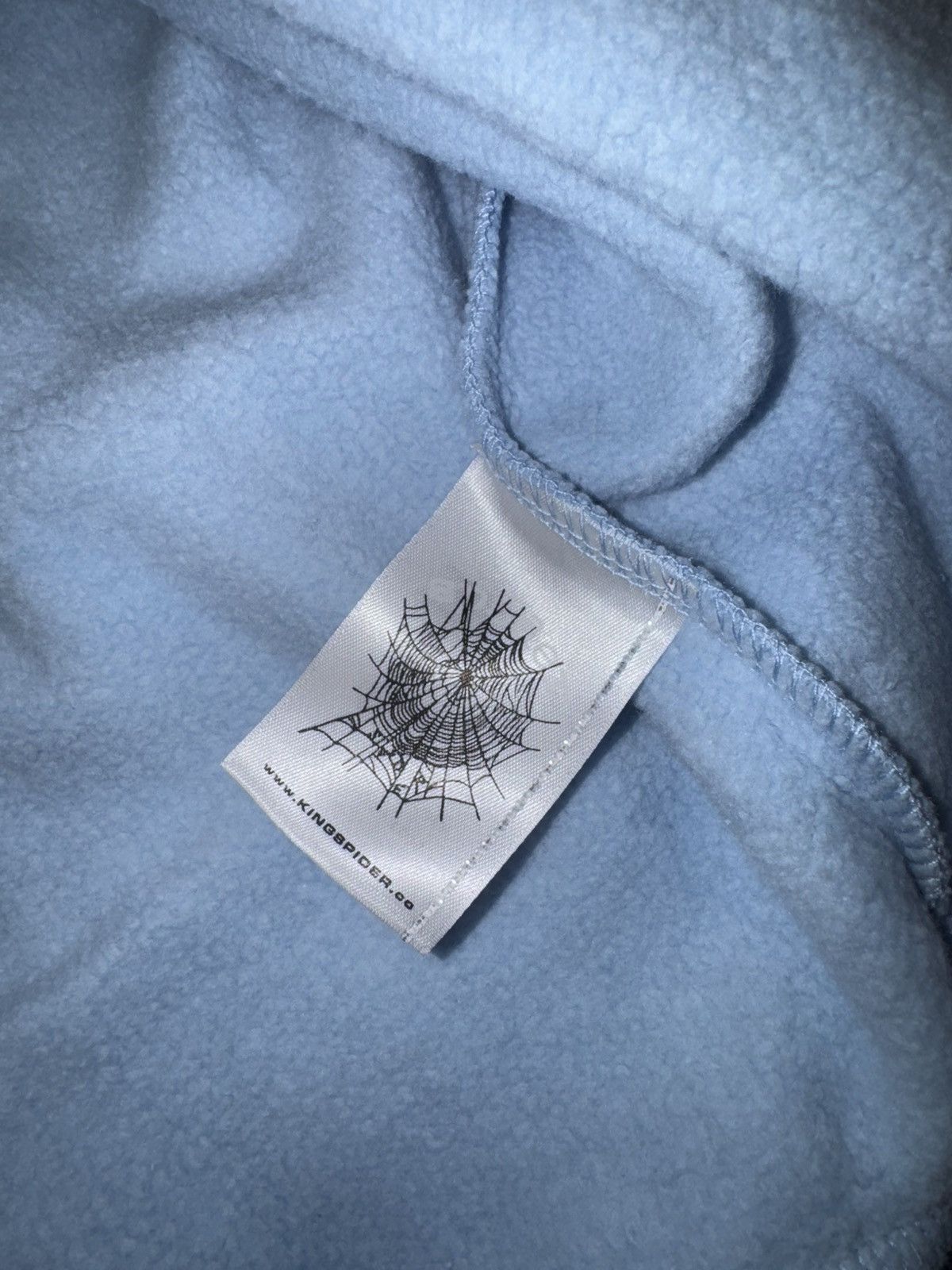 Sp5der Sp5der Mixed Stone OG V2 Zip Hoodie - Rock Blue Size XL Size US XL / EU 56 / 4 - 5 Thumbnail