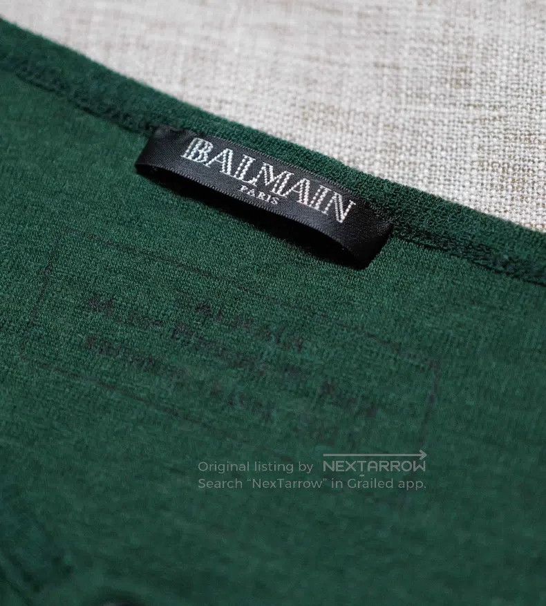 Balmain BALMAIN Distressed Vintage T-Shirt i Size US M / EU 48-50 / 2 - 3 Thumbnail