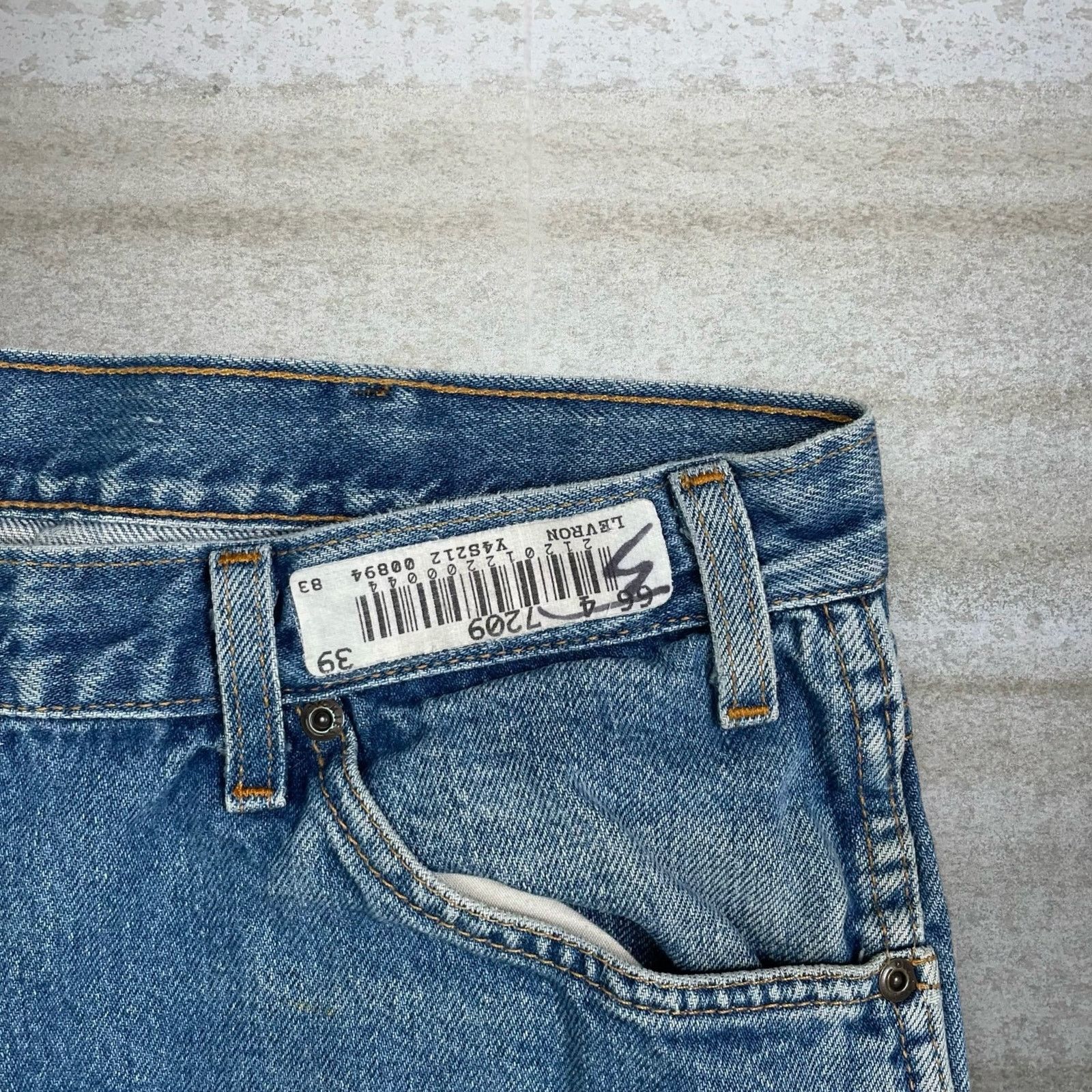 Dickies Vintage 90s Dickies Jeans 36x34 Relaxed Light Wash Work Wear Size US 36 / EU 52 - 4 Thumbnail